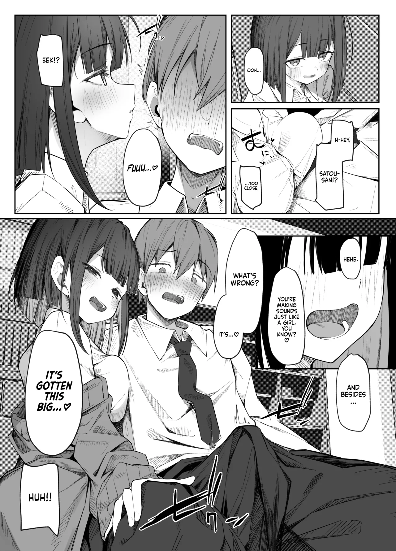 I Can’t Resist Satou-san’s Sweet Sadistic Teasing! page 9