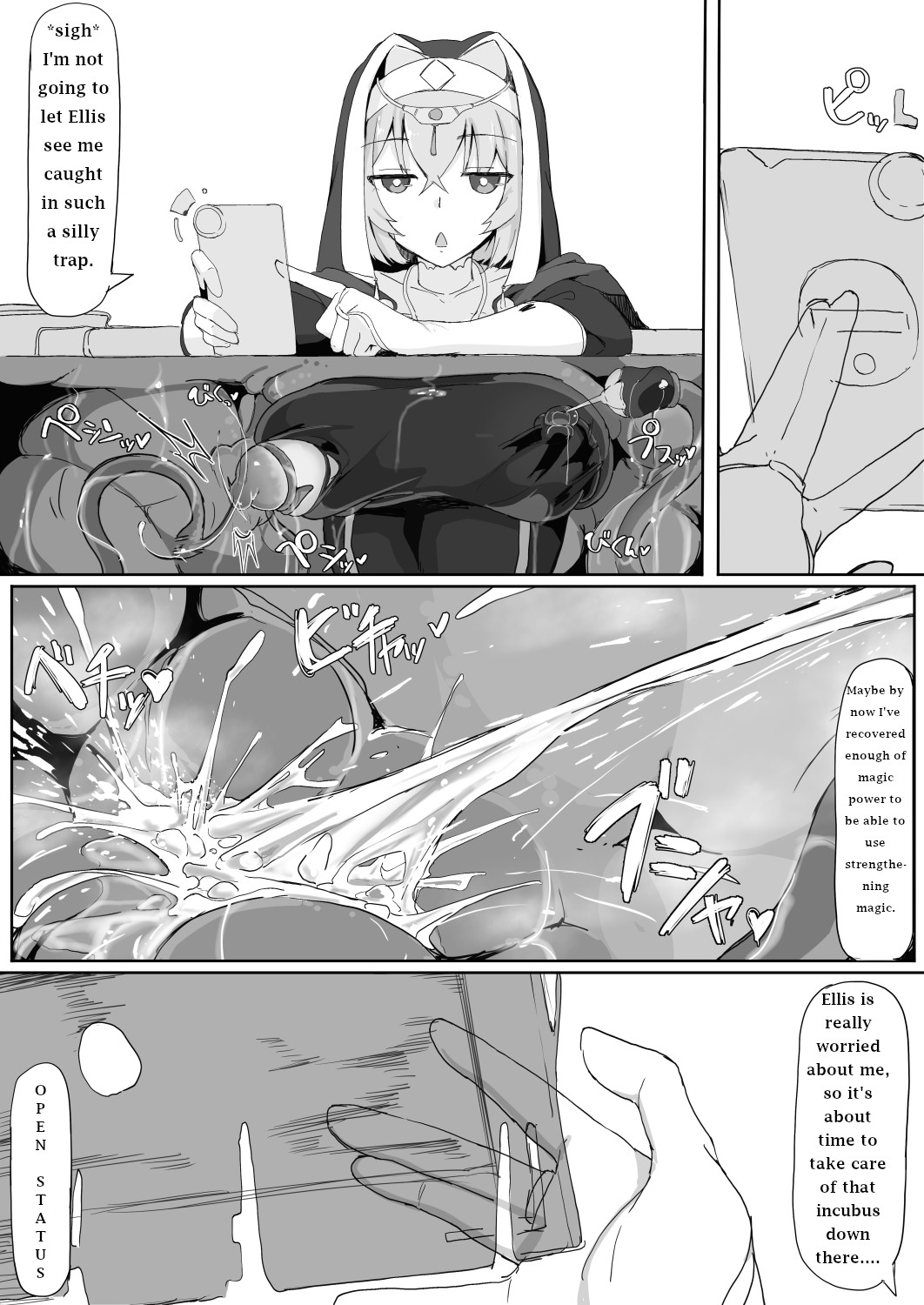 I deployed sensory deprivation magic against a tentacle incubus monster because it felt gross. page 20