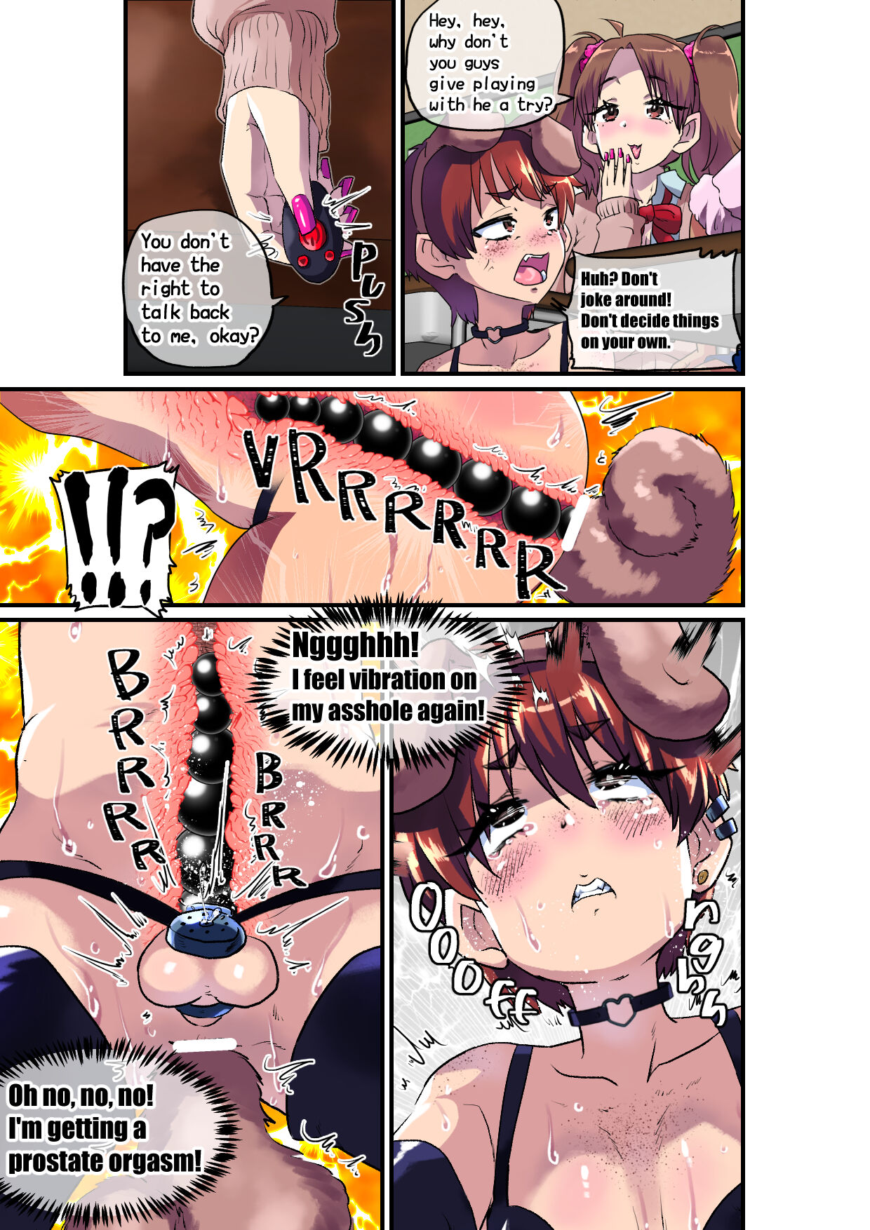 I Ended Up Being Transformed Into The Sissy Slave Of The Big-Cocked Futanari Girls. page 13