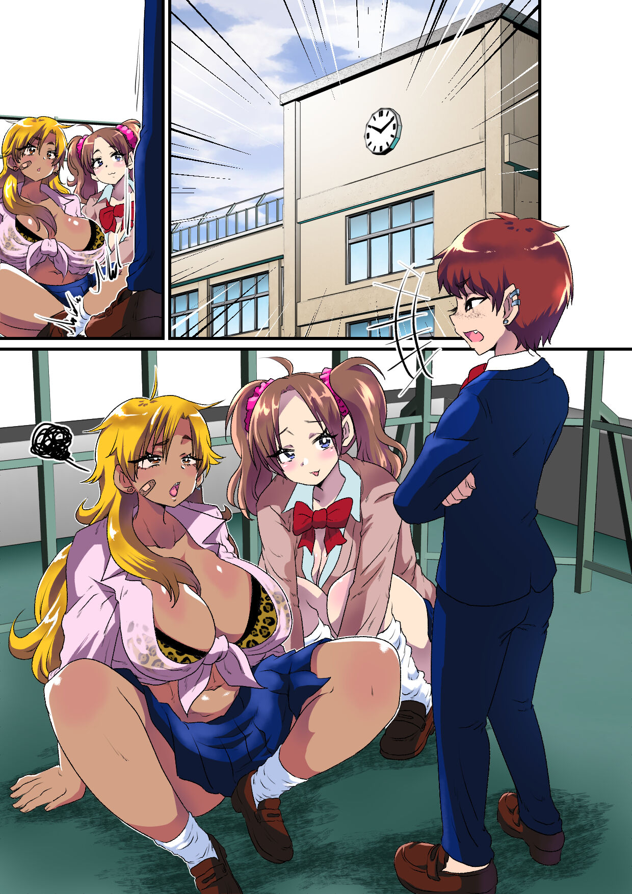 I Ended Up Being Transformed Into The Sissy Slave Of The Big-Cocked Futanari Girls. page 46