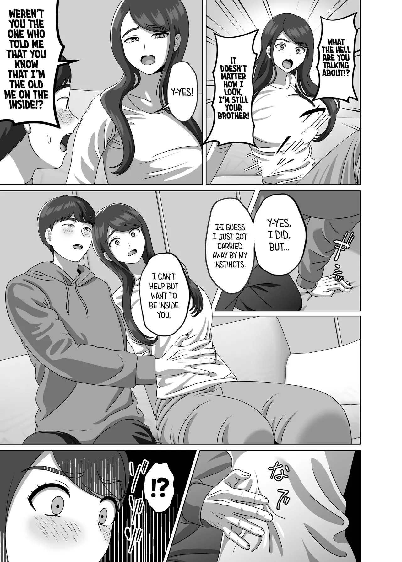 I Fell in Love With My Gender Bent Big Brother and Made Him a Woman for Good by Knocking Him Up! page 13