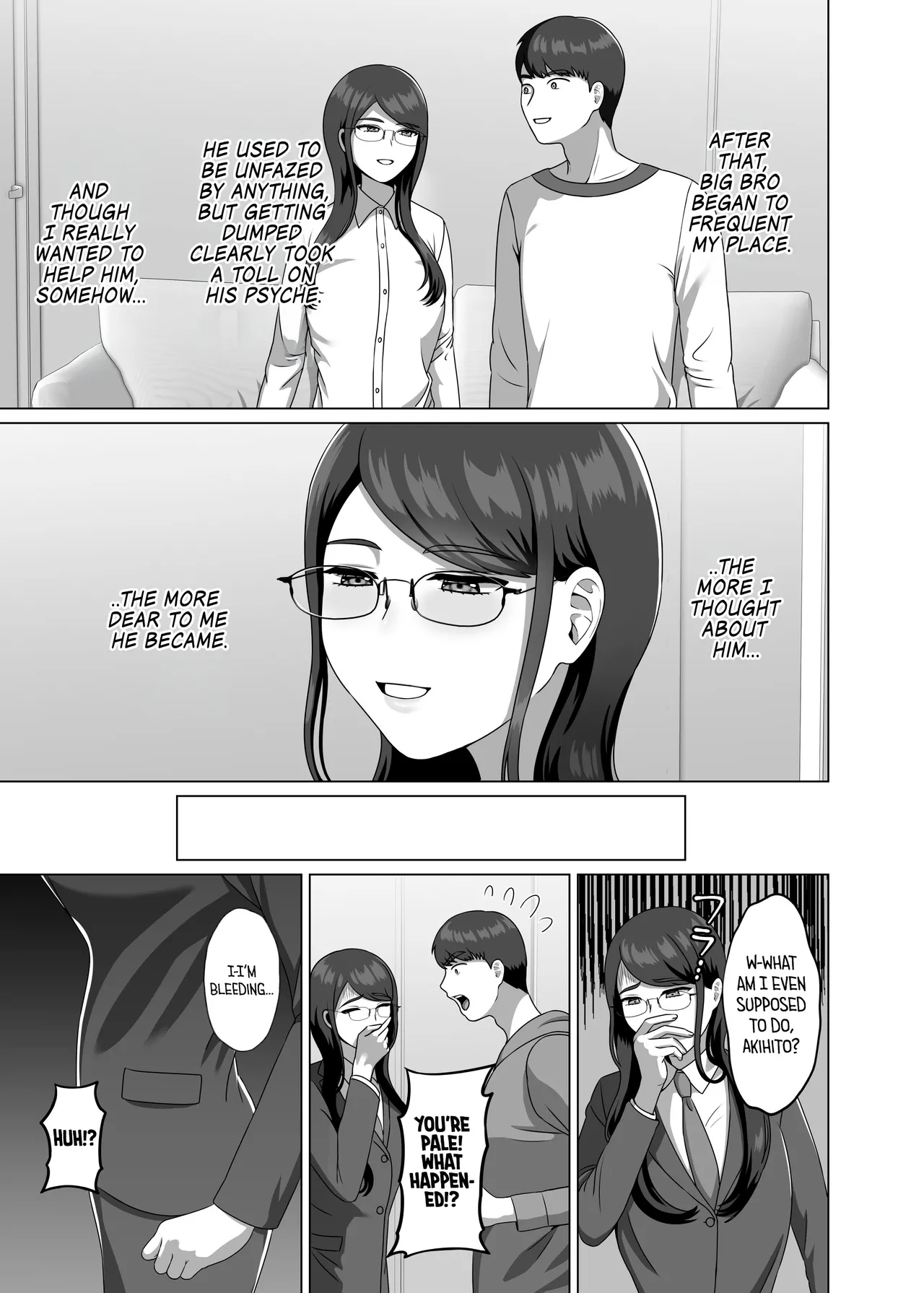 I Fell in Love With My Gender Bent Big Brother and Made Him a Woman for Good by Knocking Him Up! page 9
