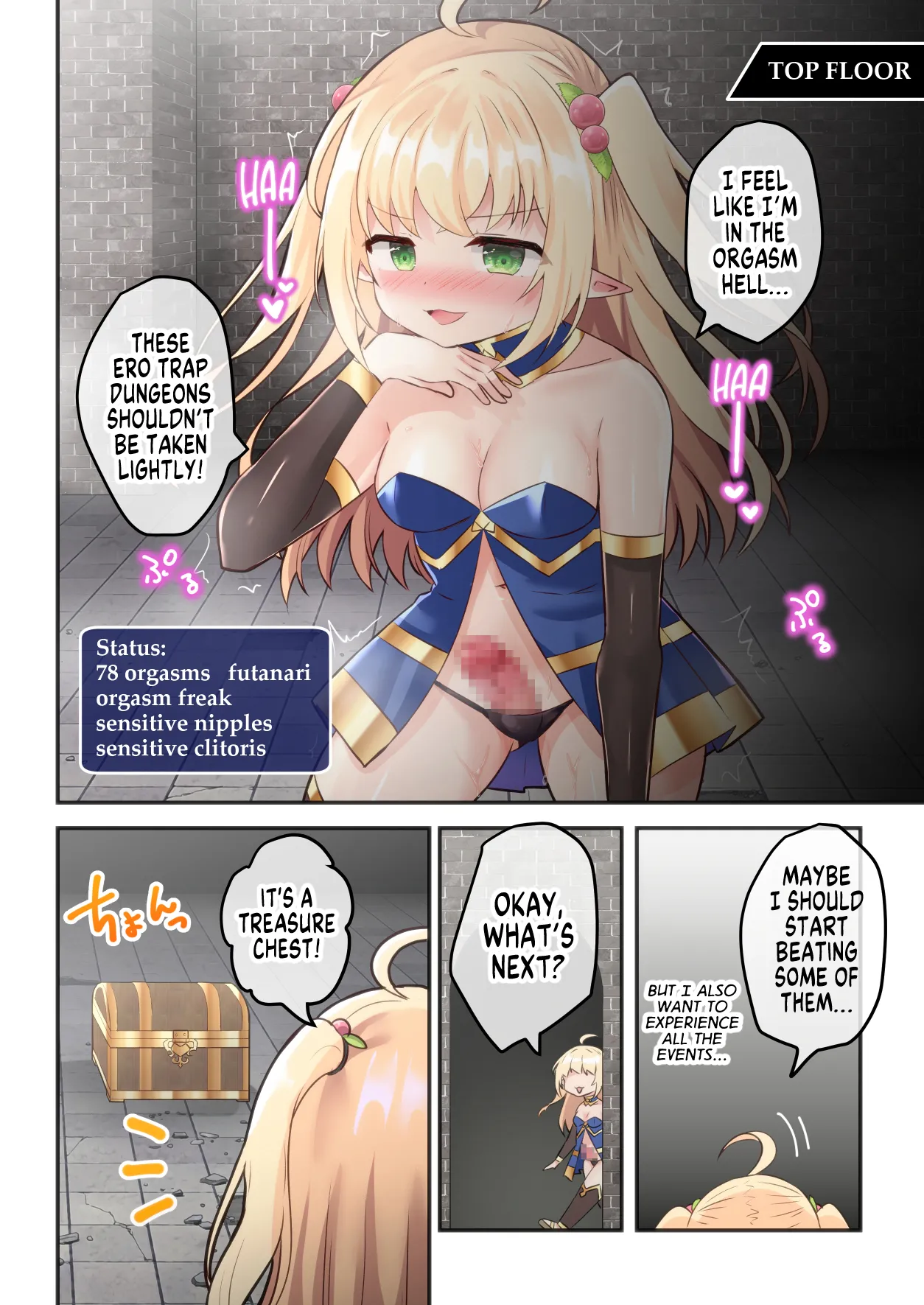 I Finally Got TS Reborn in a Porn Game and Dove Right into its Ero Trap Dungeon! page 18