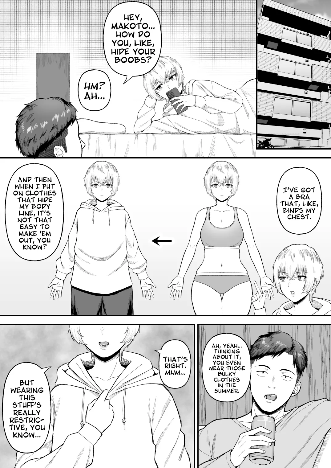 I Found Out My Pretty Boy Friend Was Actually A Chick With Huge Tits! page 12