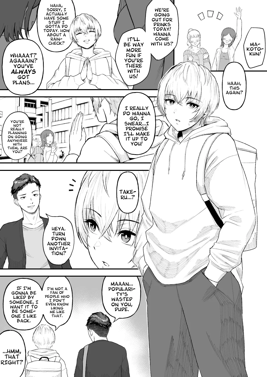 I Found Out My Pretty Boy Friend Was Actually A Chick With Huge Tits! page 2