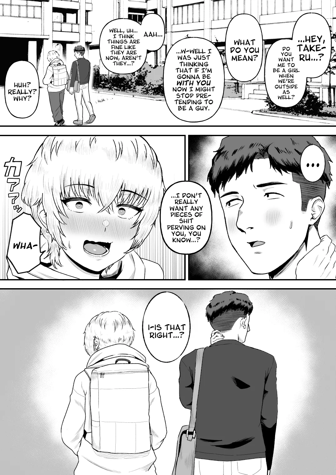 I Found Out My Pretty Boy Friend Was Actually A Chick With Huge Tits! page 41