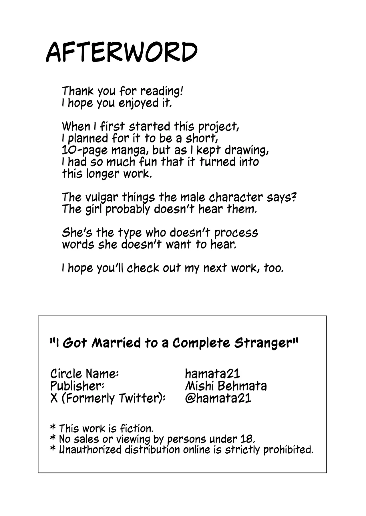 I Got Married to a Complete Stranger page 30