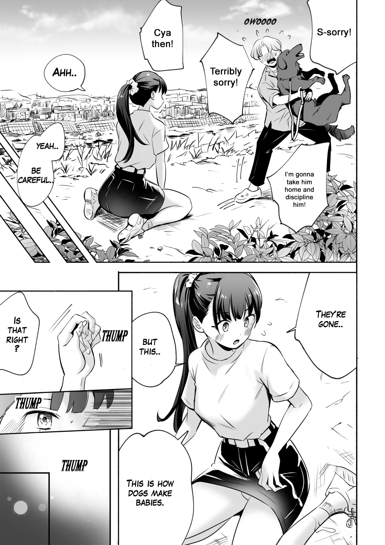 I got NTR'd by a dog. page 7