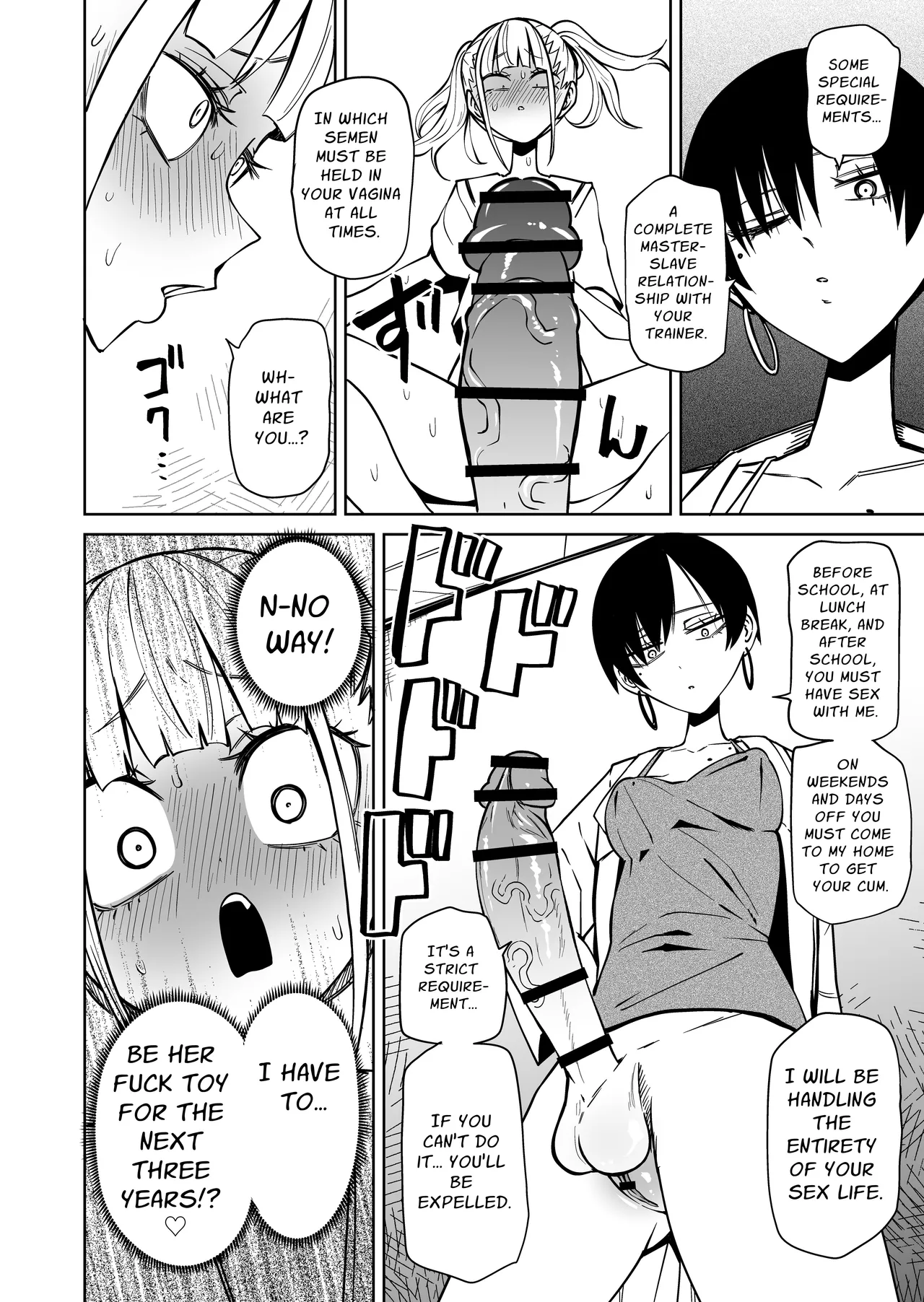I Got Scolded By A Futanari Teacher For Treating My Friends Like Fuckholes page 27