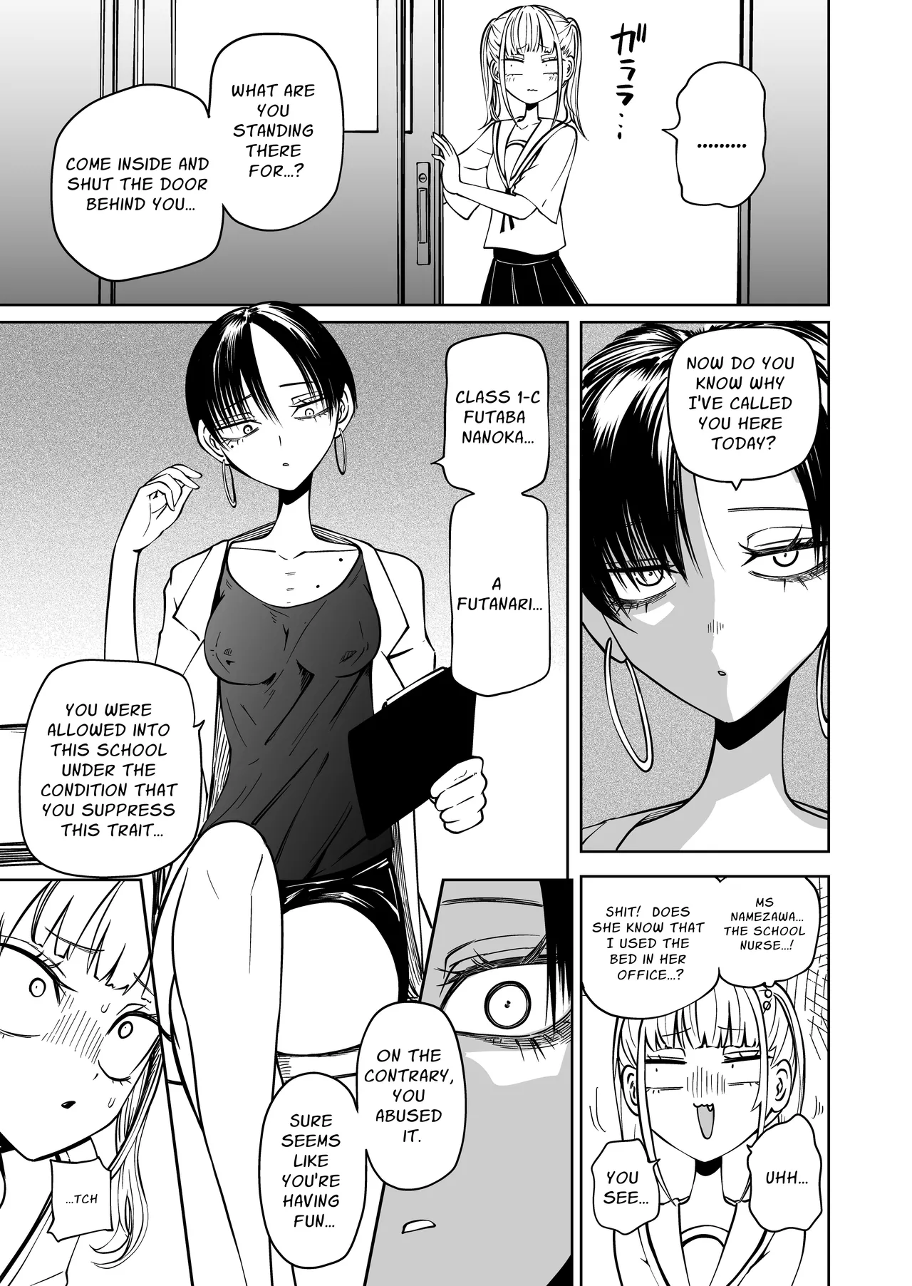 I Got Scolded By A Futanari Teacher For Treating My Friends Like Fuckholes page 4