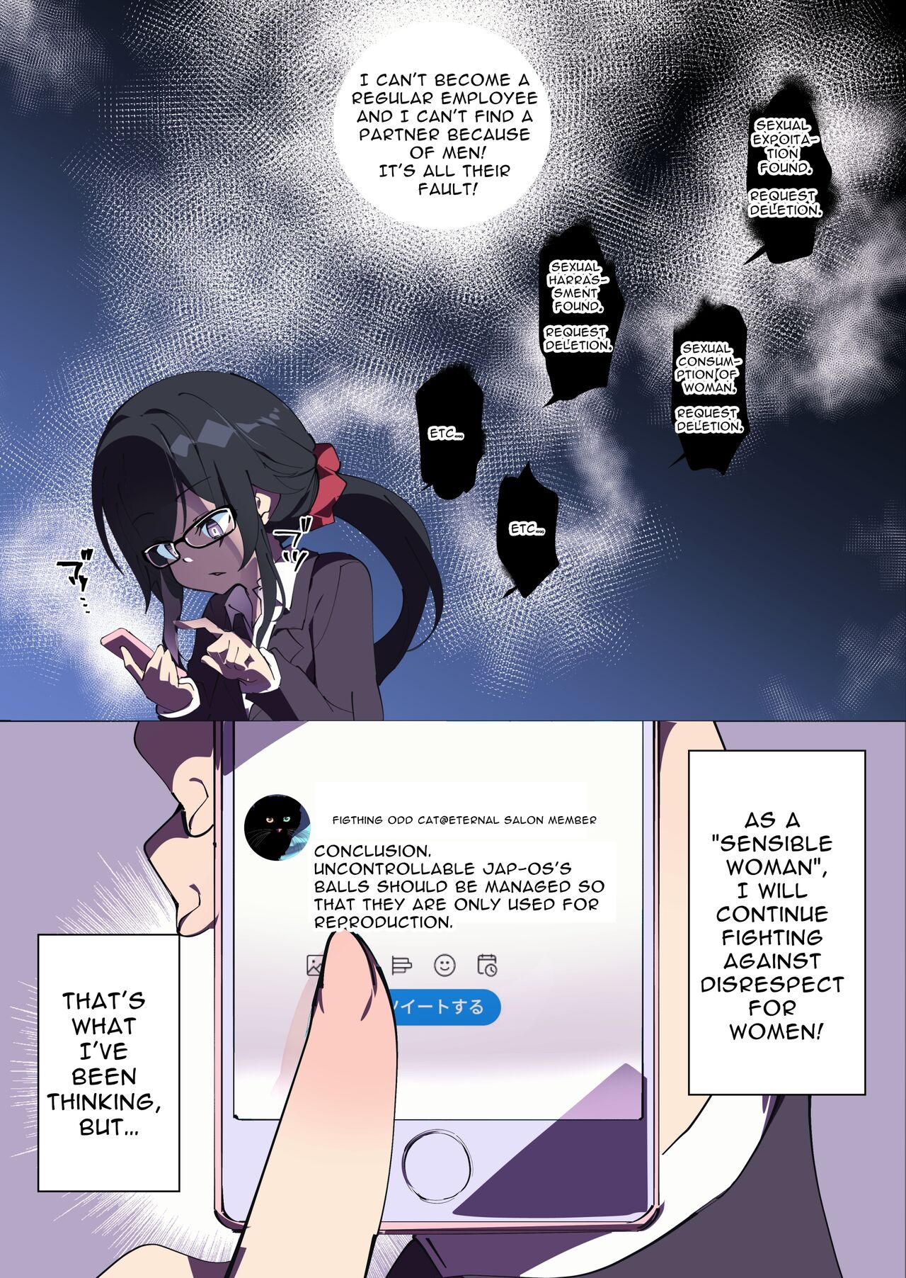 I Grew Some Dicks on those Man-hating Girls page 8