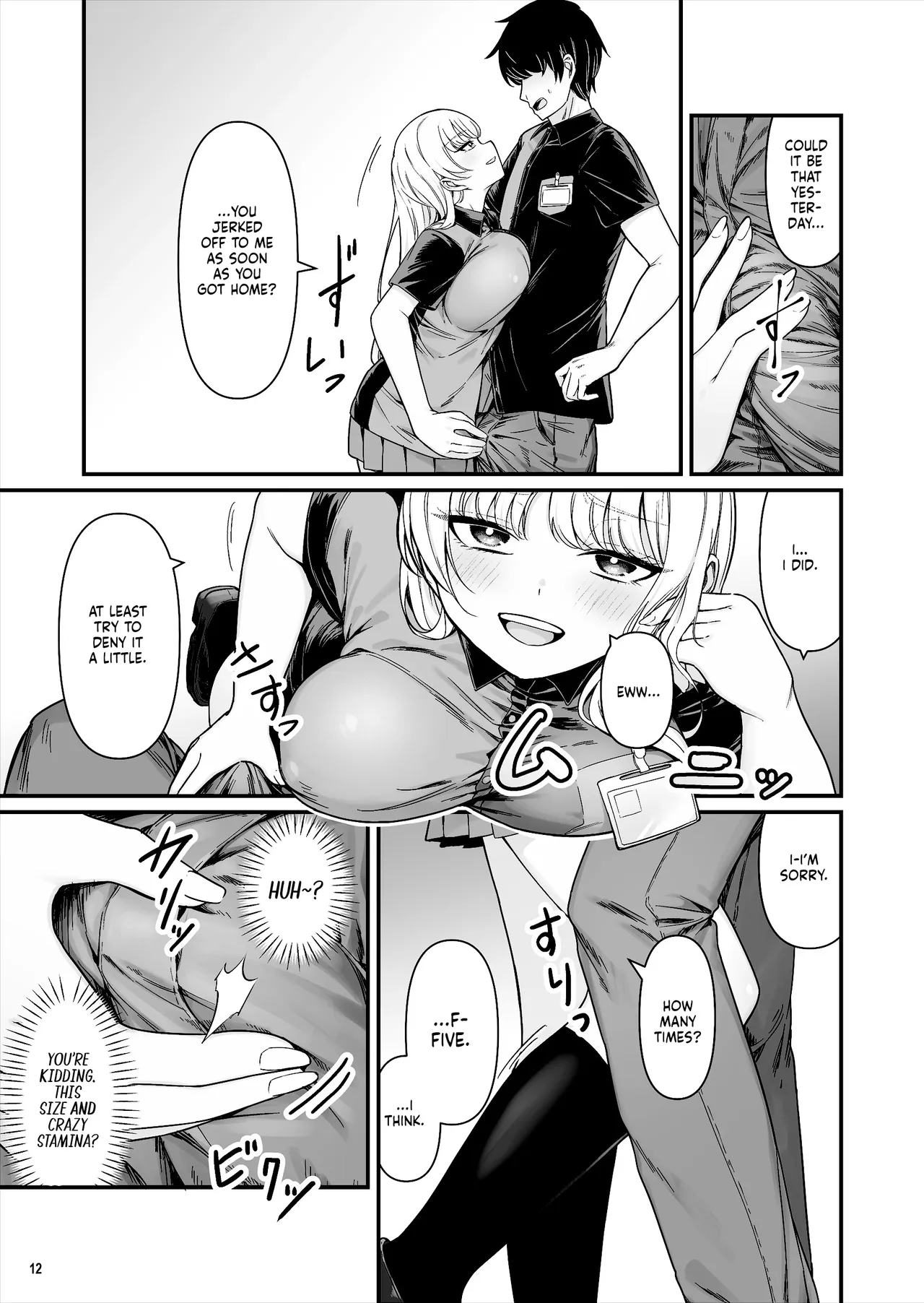 I Had Wild Sex with a Taken Busty Gyaru Part-Timer! page 12