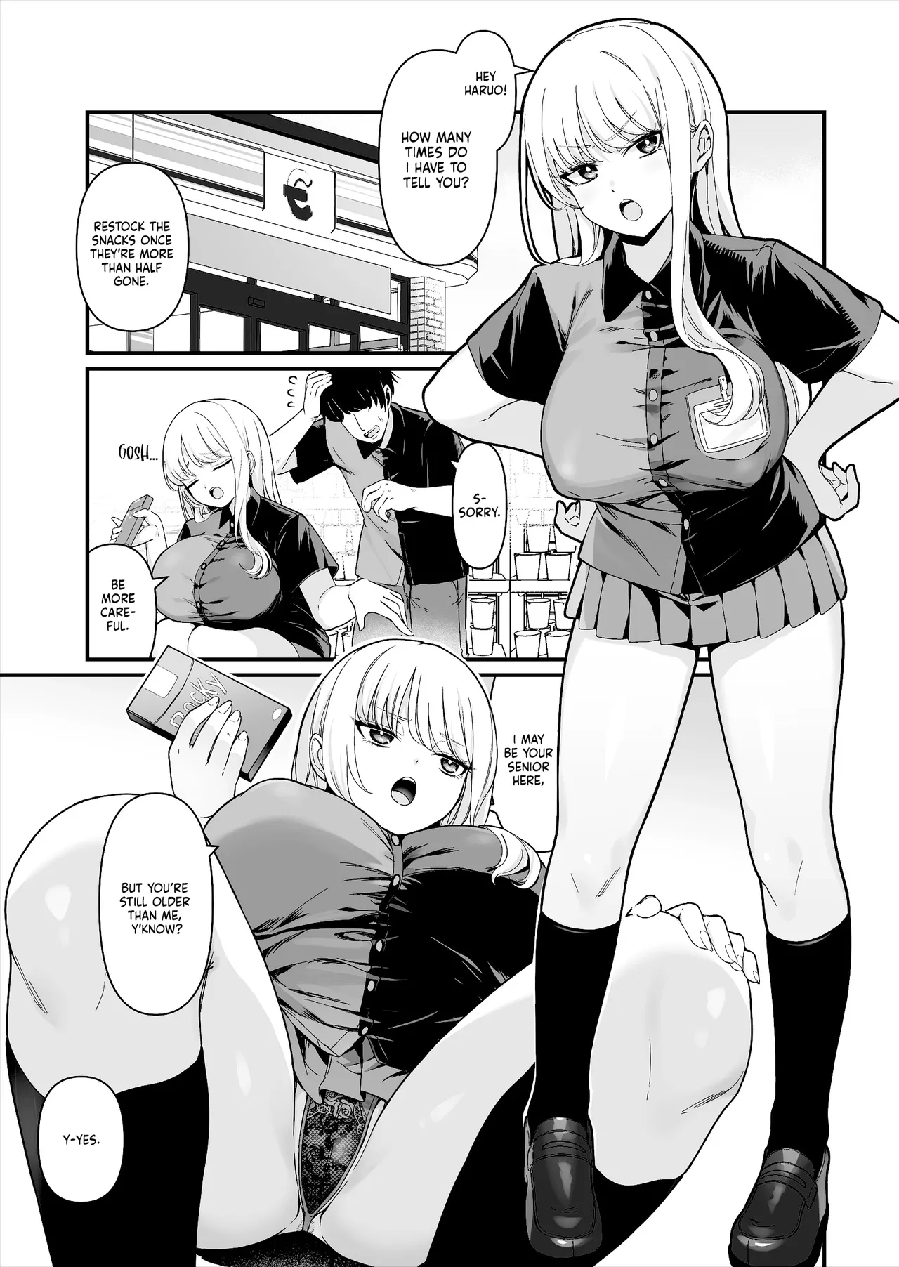 I Had Wild Sex with a Taken Busty Gyaru Part-Timer! page 2