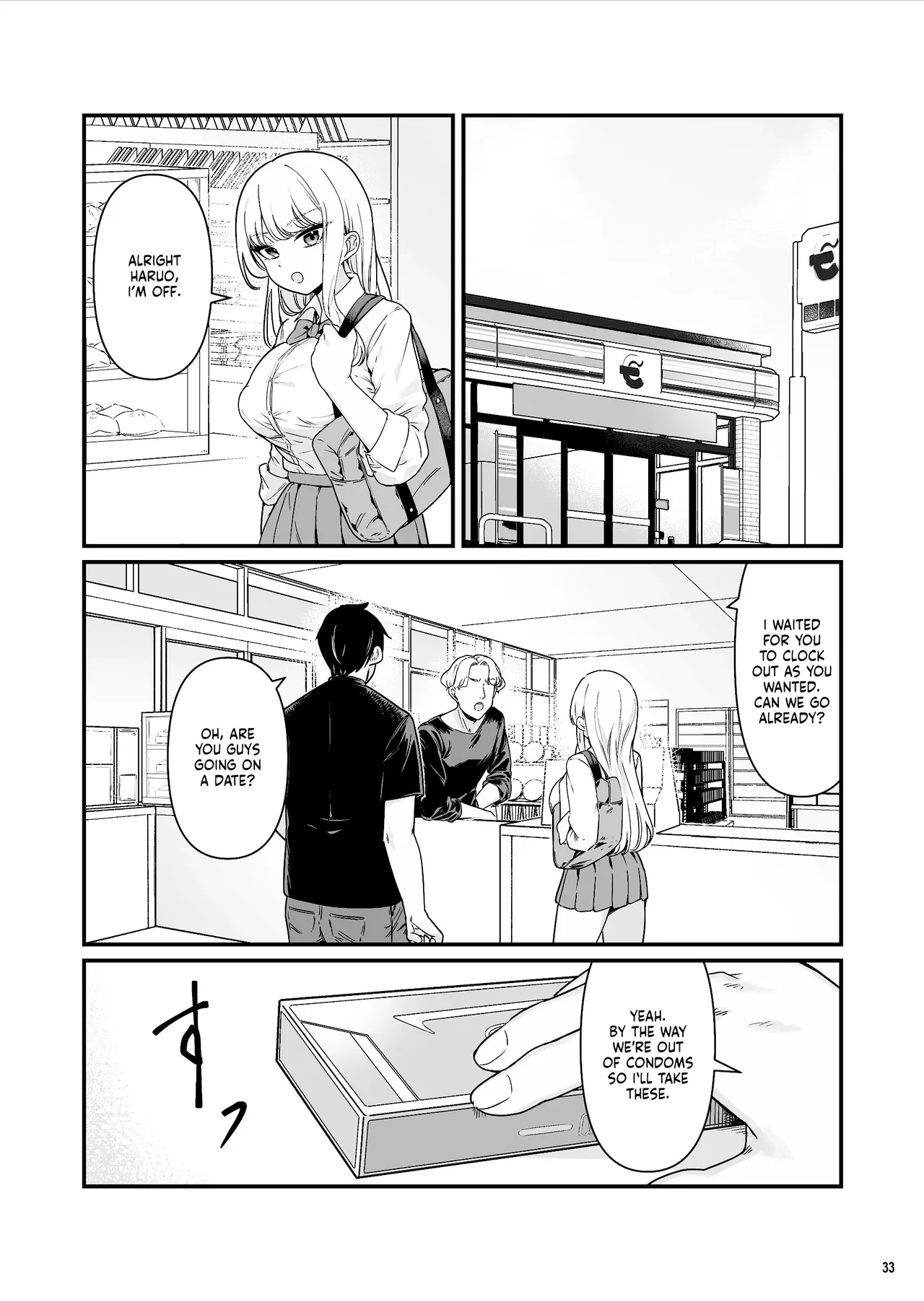 I Had Wild Sex with a Taken Busty Gyaru Part-Timer! page 33