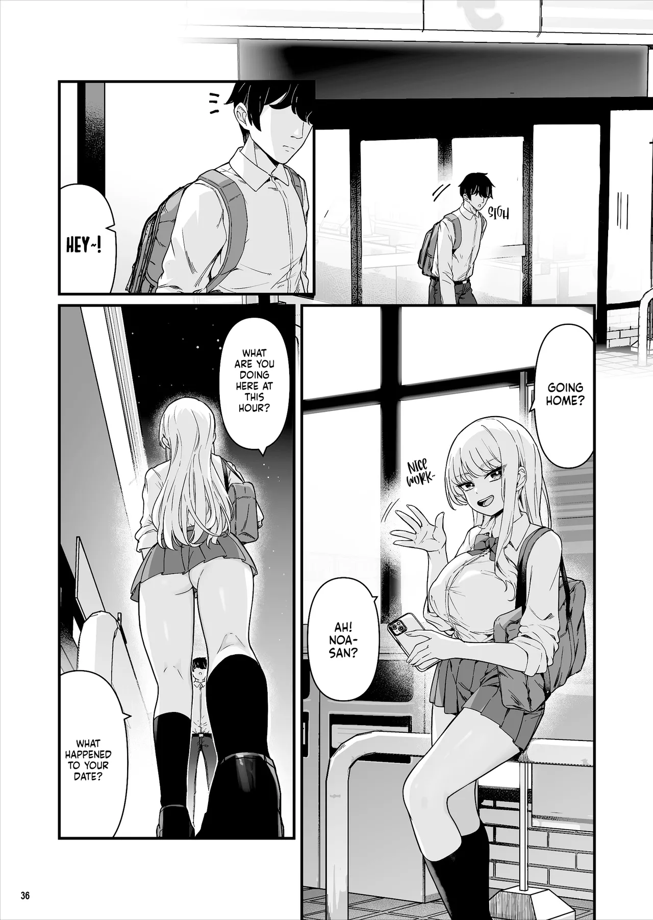 I Had Wild Sex with a Taken Busty Gyaru Part-Timer! page 36