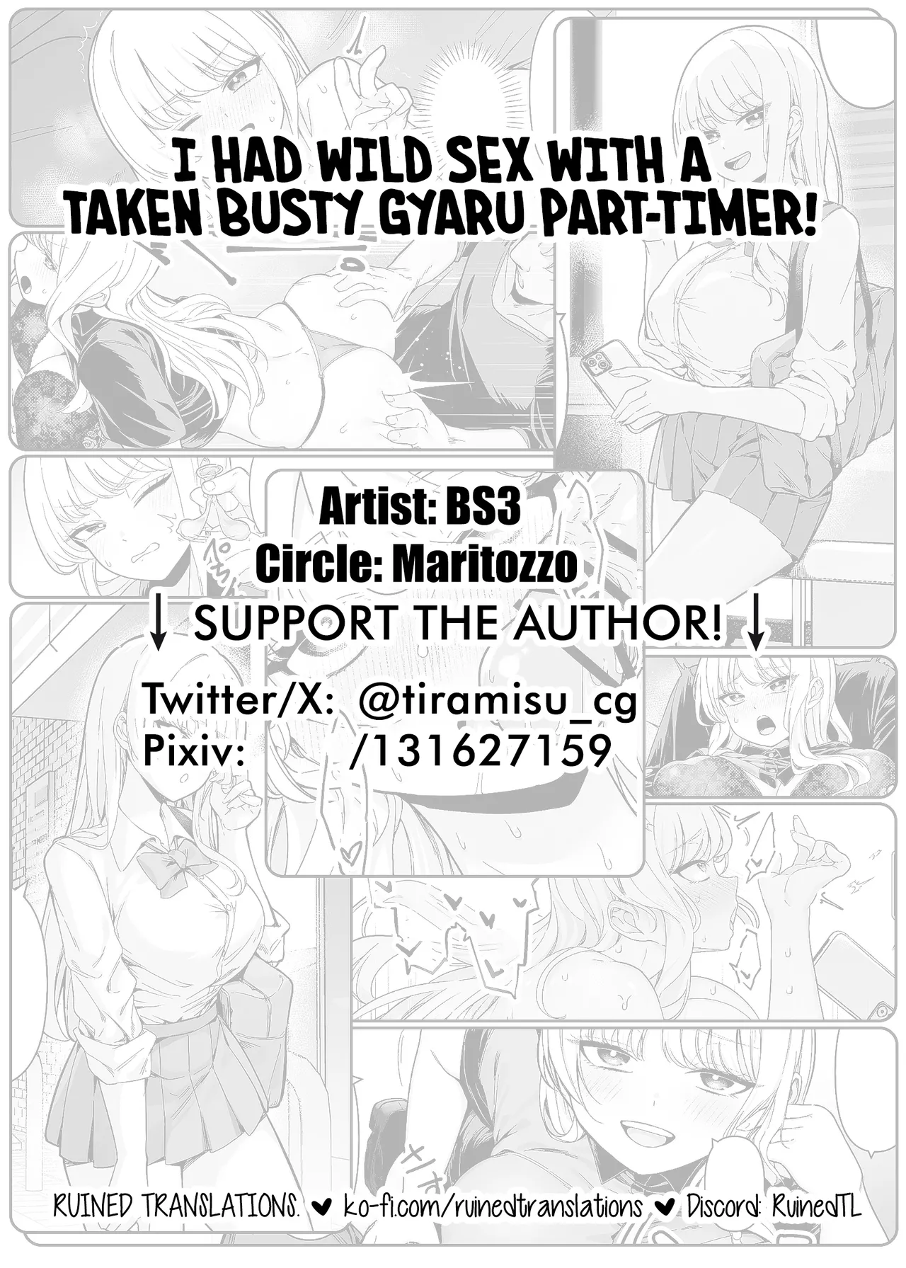 I Had Wild Sex with a Taken Busty Gyaru Part-Timer! page 54