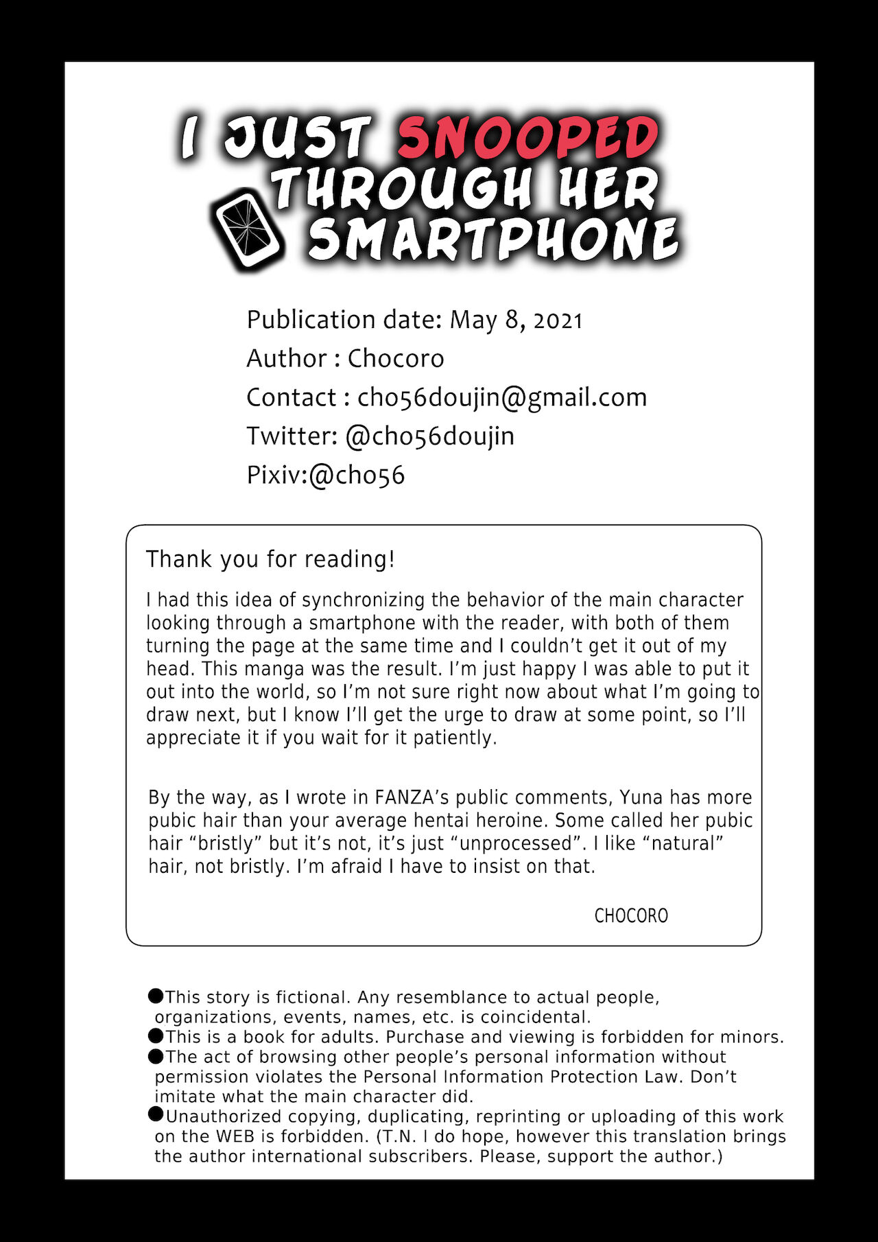 I Just Snooped through Her Smartphone page 86