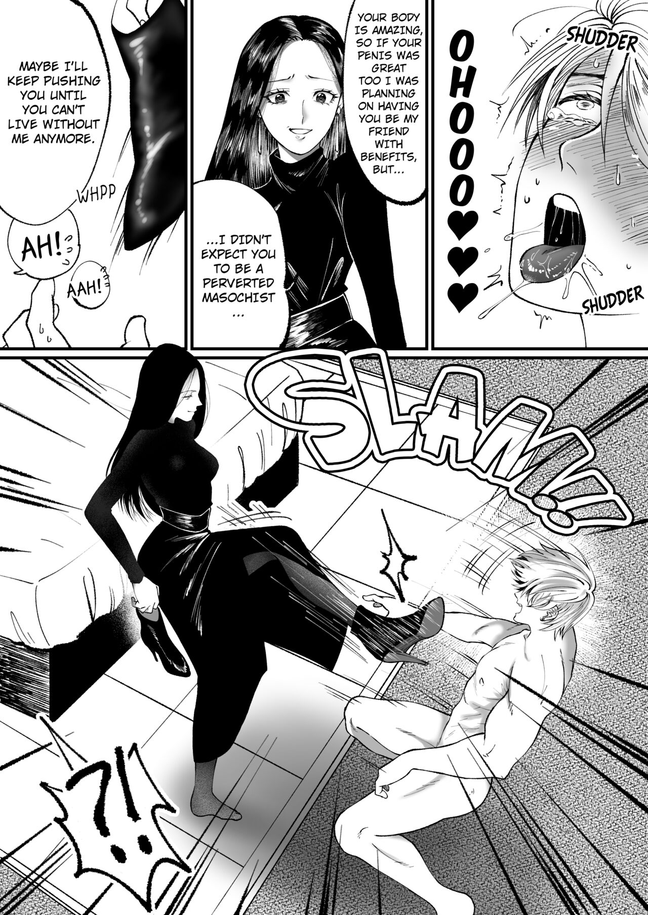 I'm a handsome macho man, but because of my small penis I was turned into a masochist with a shoe fetish page 18