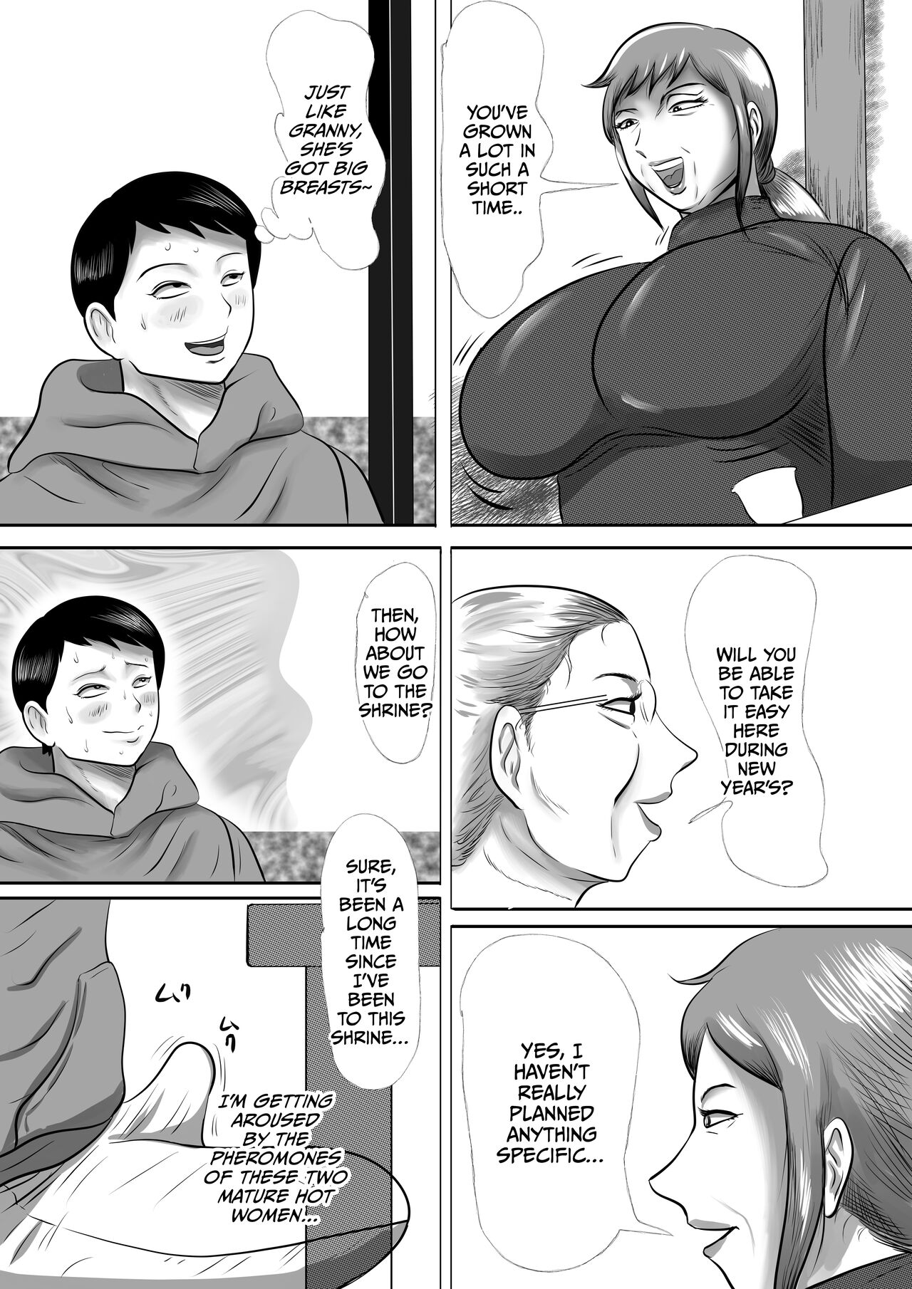 I'm going to Granny's house! Granny's sister is came to visit! page 27