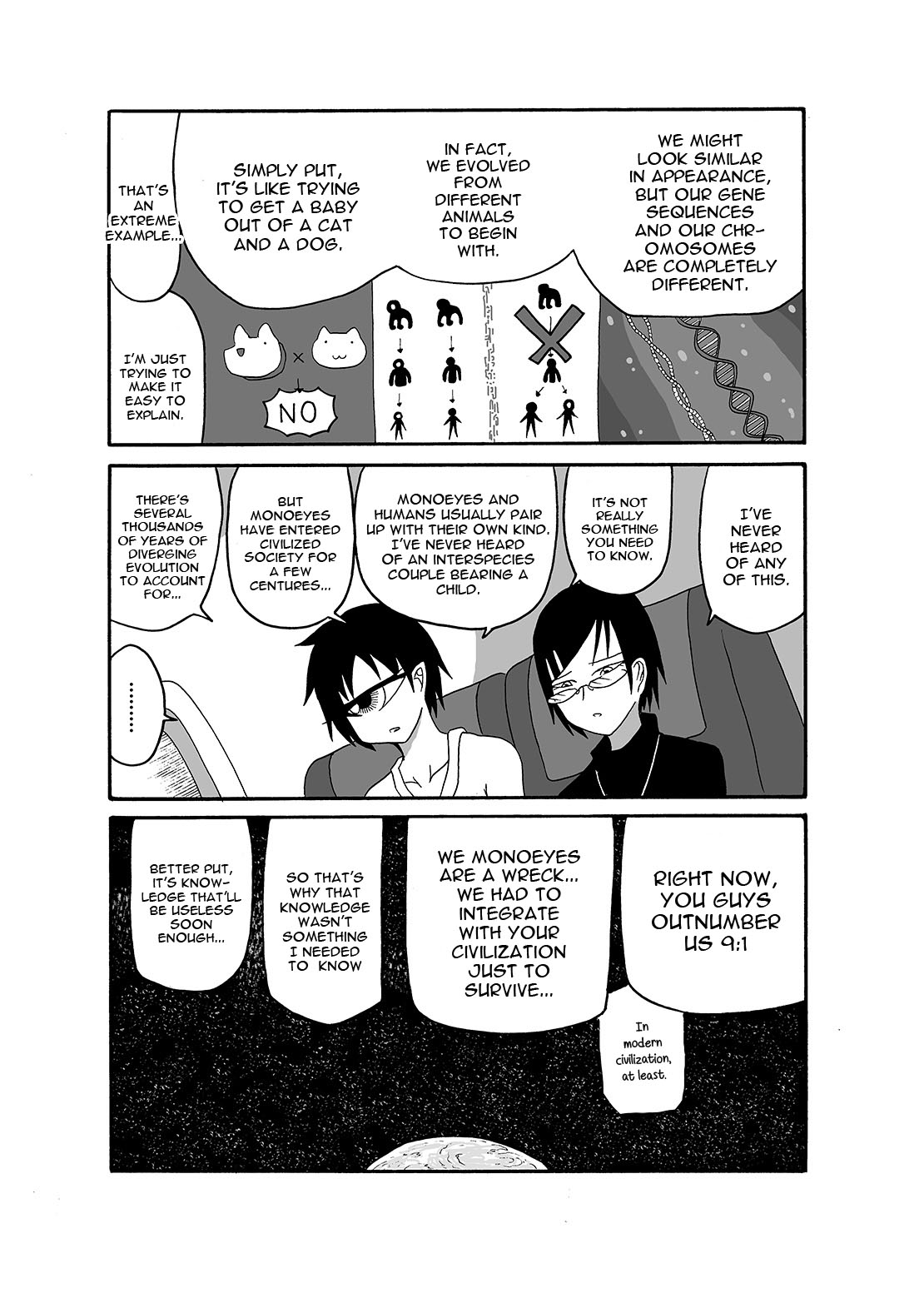 I made a gibberish speaking cyclops girl my maid 2 page 46