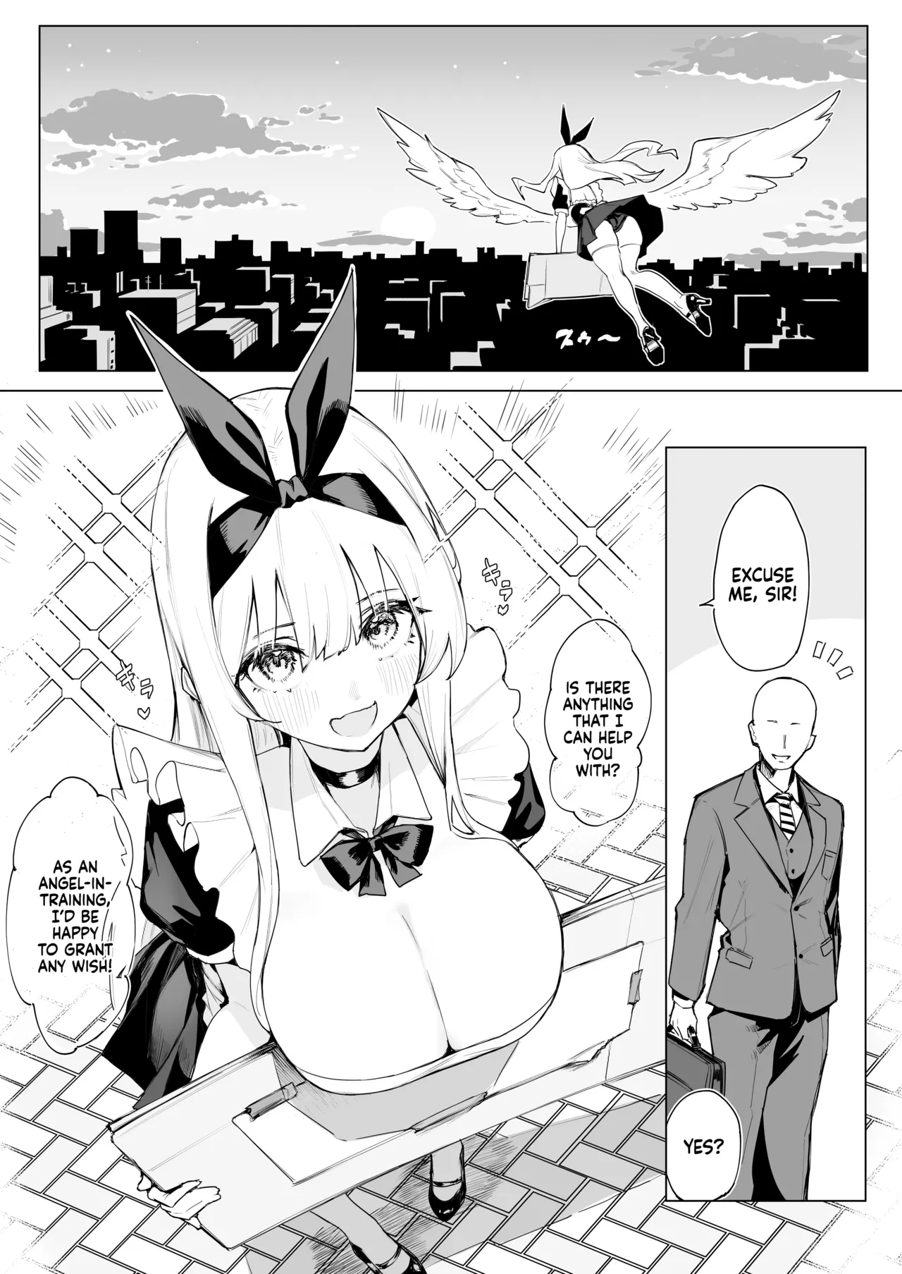 I Met an Angel, and then I Knocked Her Up ~A Record of Becoming Oji-san’s Personal Preggo Belly Onahole~ page 3