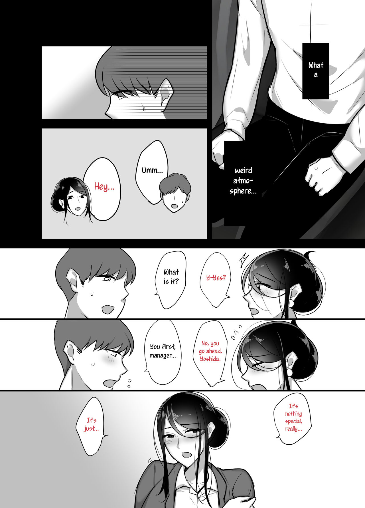 I never thought that devilish Manager would become my Fuck Buddy... Part 2 page 11