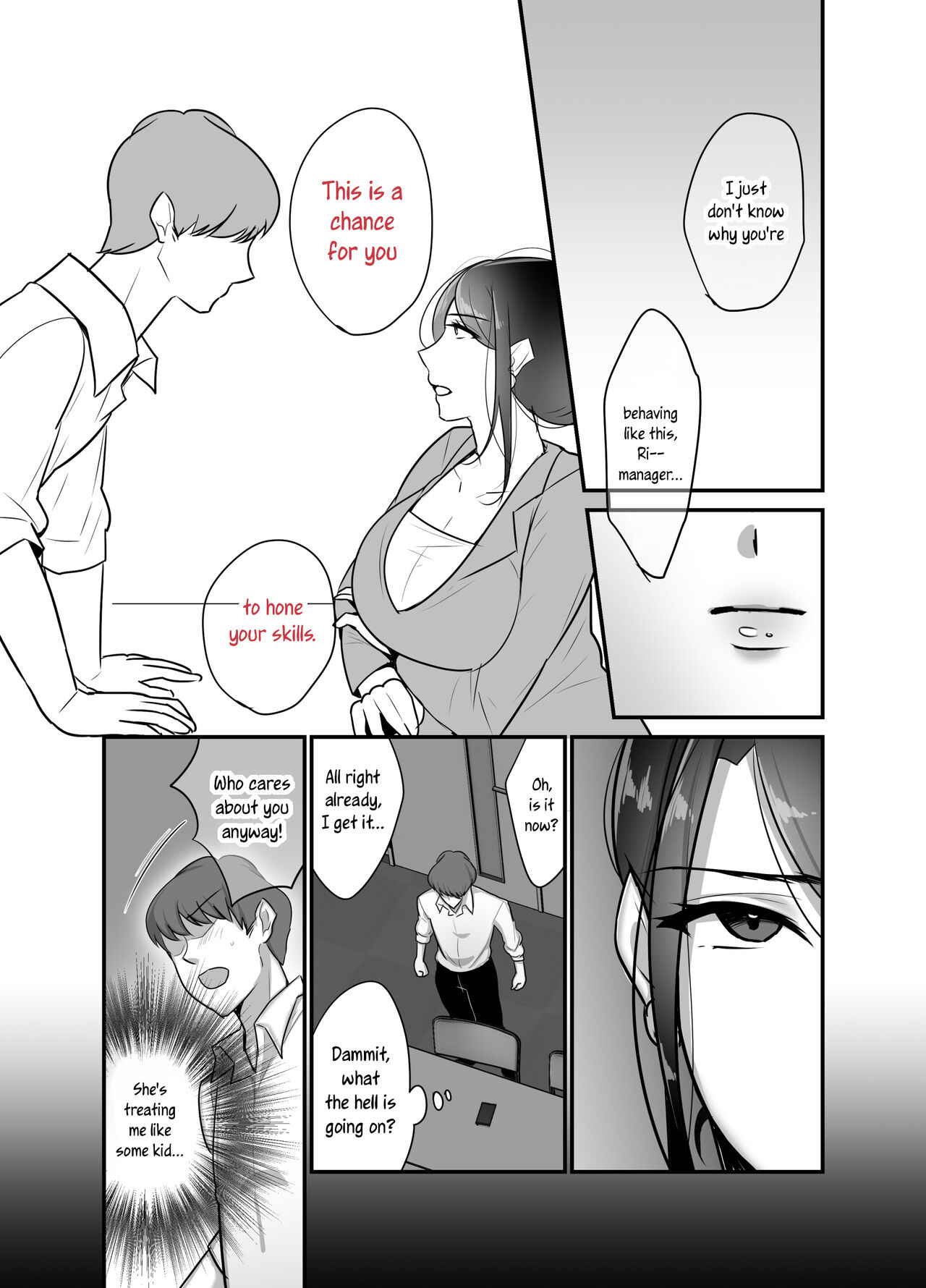 I never thought that devilish Manager would become my Fuck Buddy... Part 2 page 45