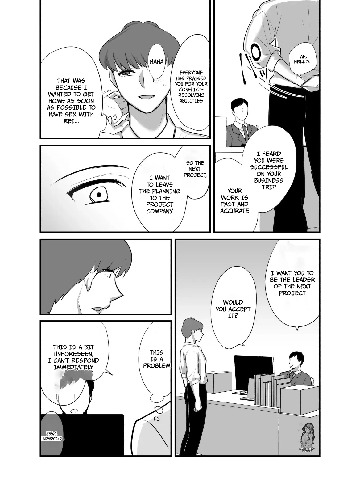 I never thought that diabolical boss would become my sex friend 4 page 13