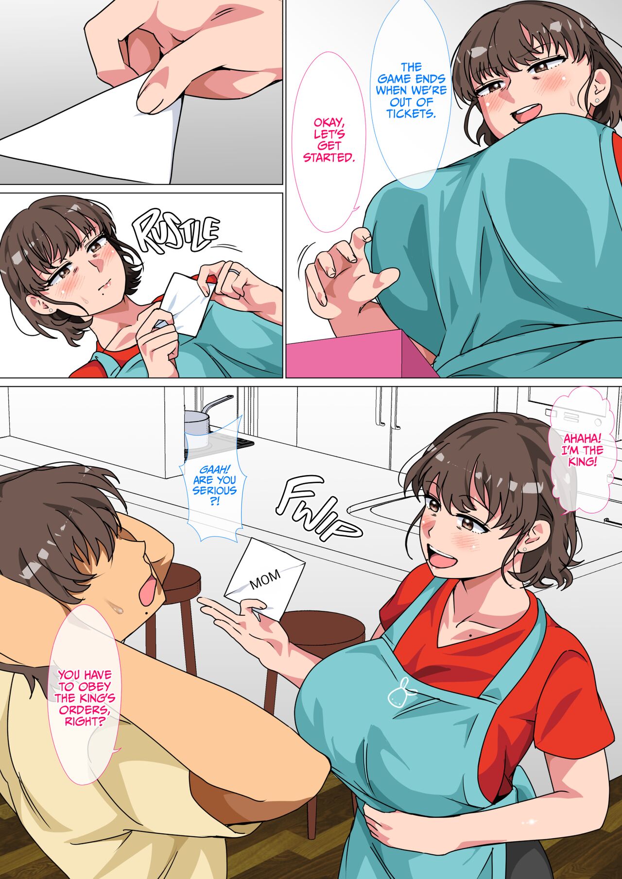 I Ordered My Mom to Have Sex with Me in King's Game page 10