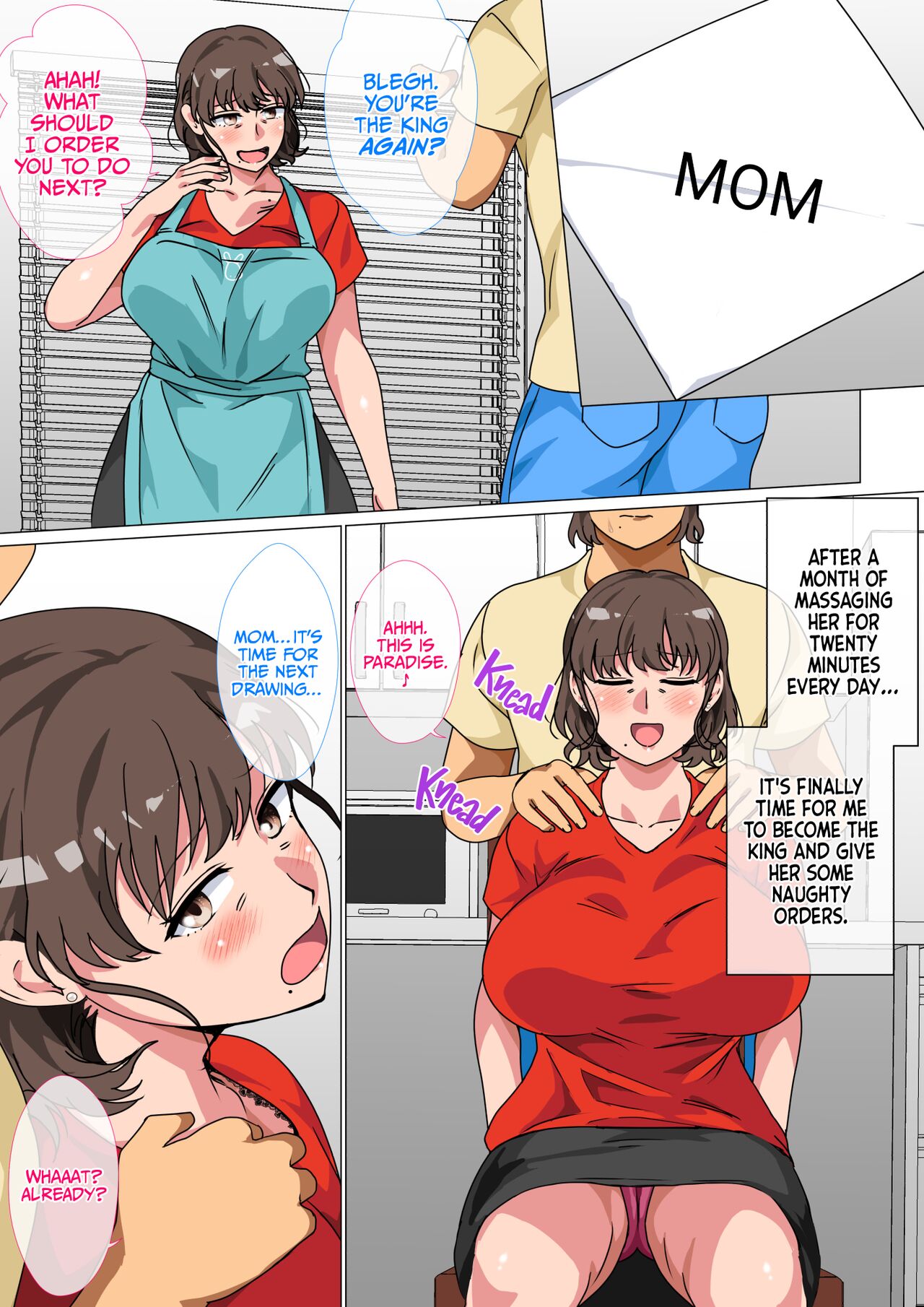 I Ordered My Mom to Have Sex with Me in King's Game page 12