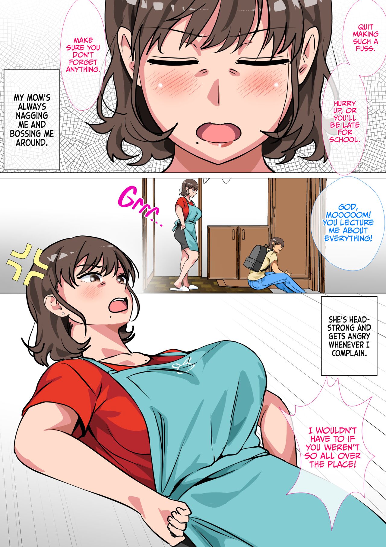 I Ordered My Mom to Have Sex with Me in King's Game page 3