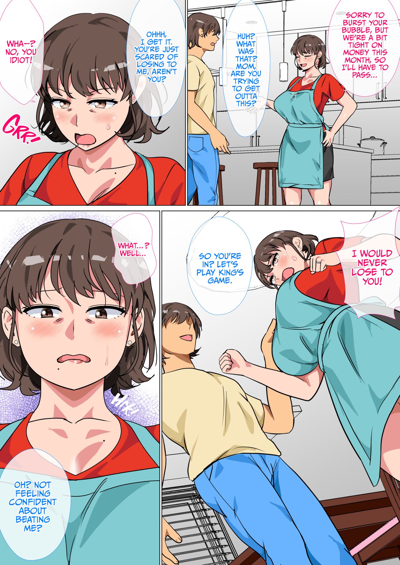 I Ordered My Mom to Have Sex with Me in King's Game page 7