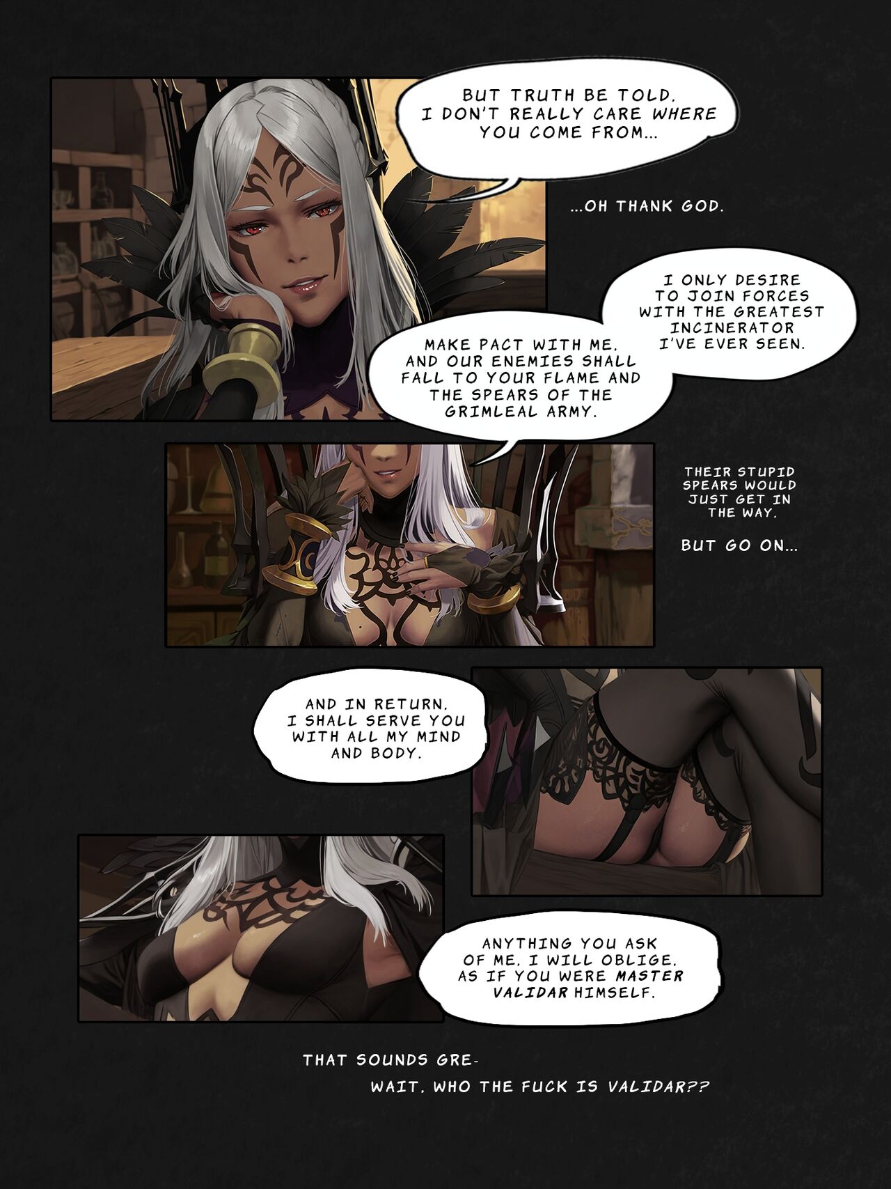 I Reincarnated into a Fire Emblem Isekai and Made a Deal with the Villainess for Anal page 15