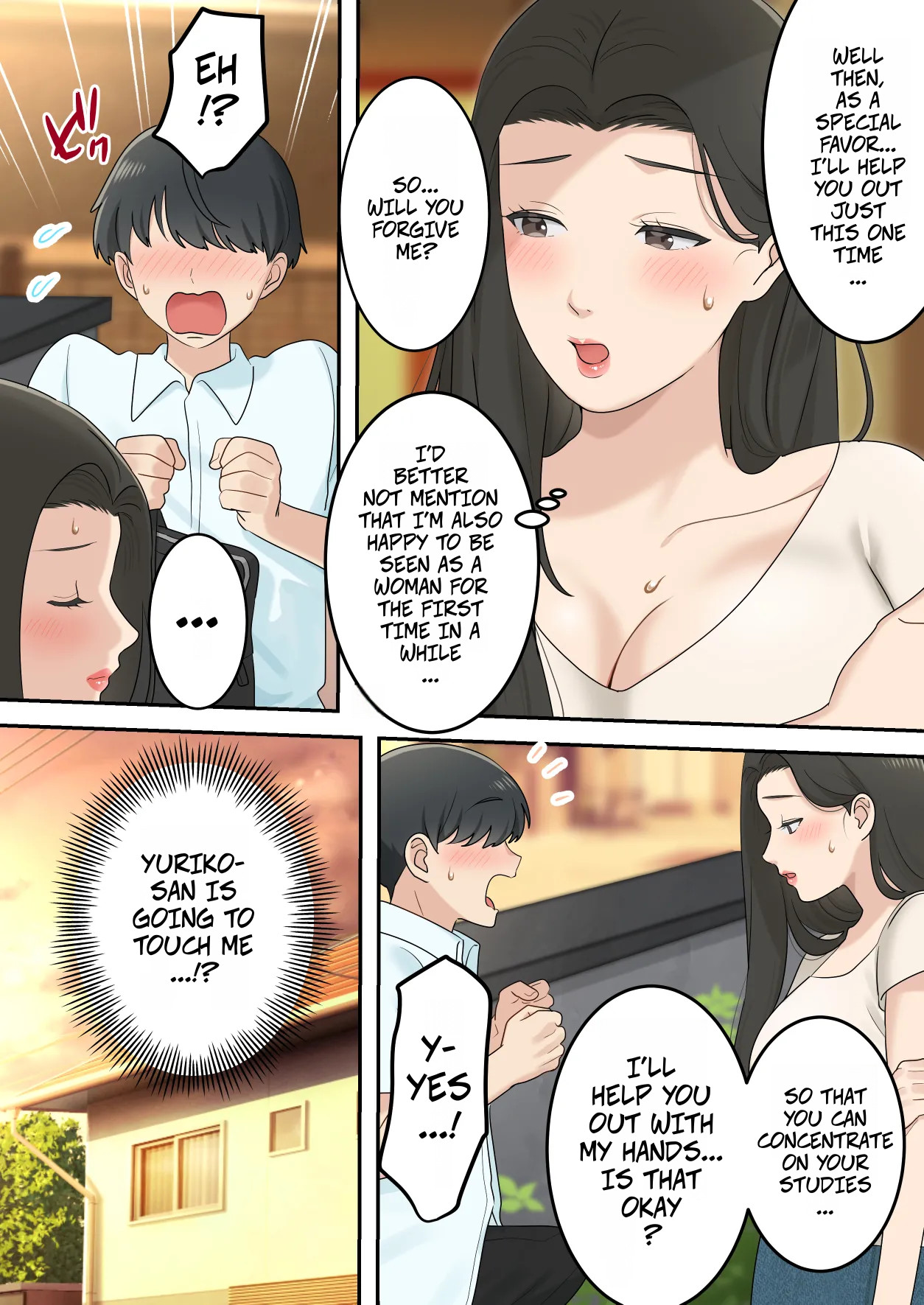 I Secretly Dated My Friend's Cute Mother page 14