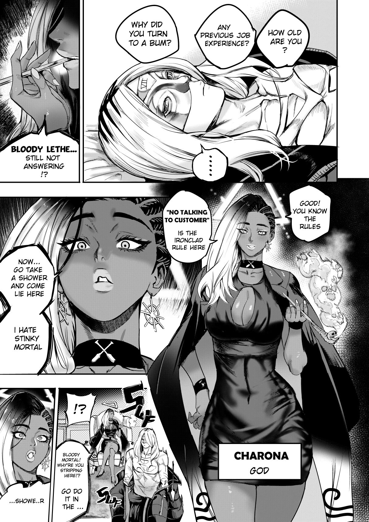 I sold my body to a god Chapter1.1 page 11