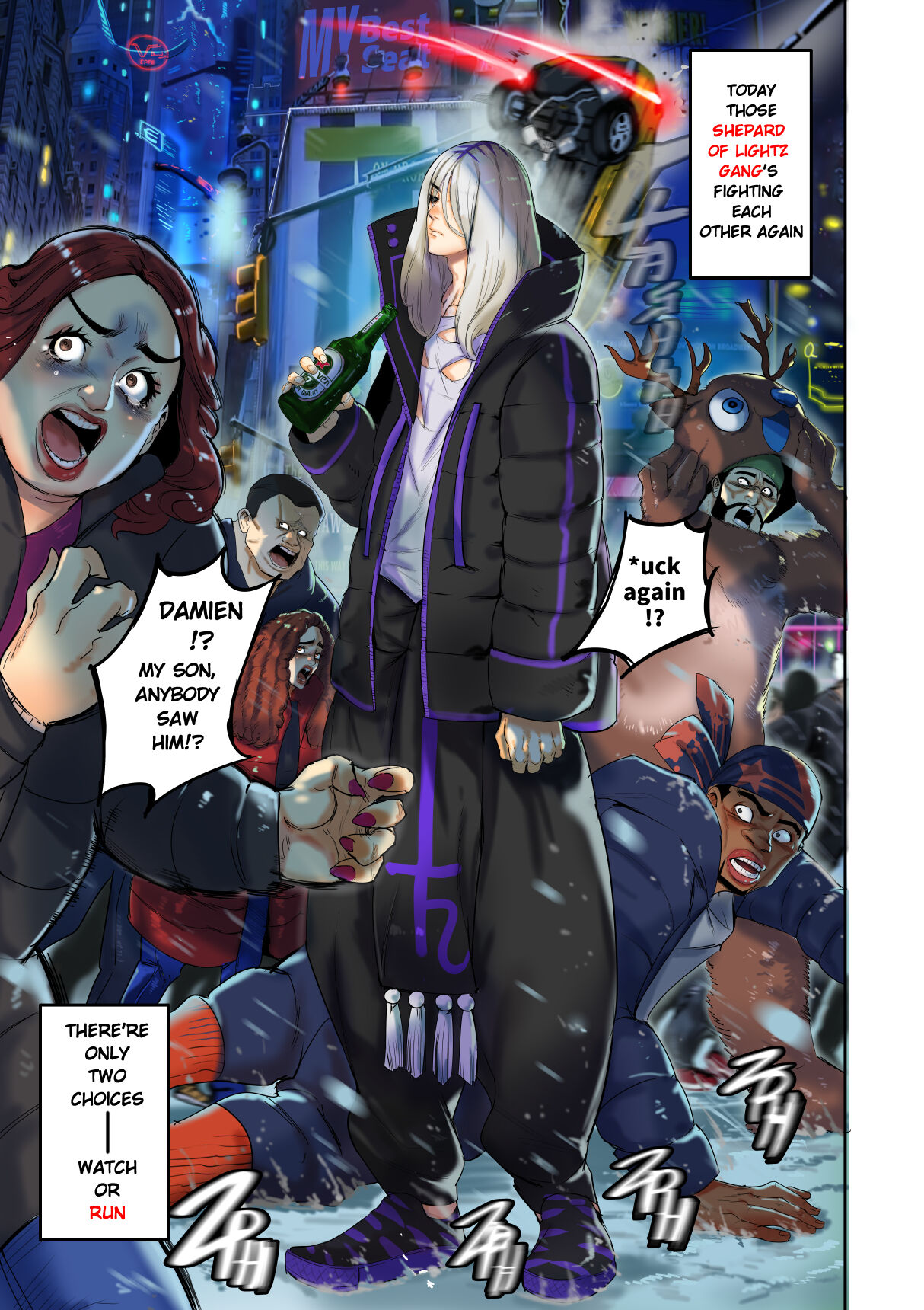 I sold my body to a god Chapter1.1 page 2