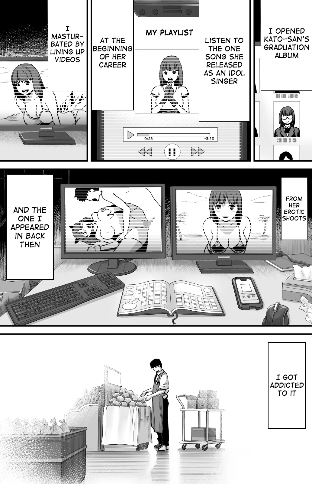 I still don't know what's happening to the girl I confessed to that day ~A gravure idol forced to appear in an adult video~ page 99