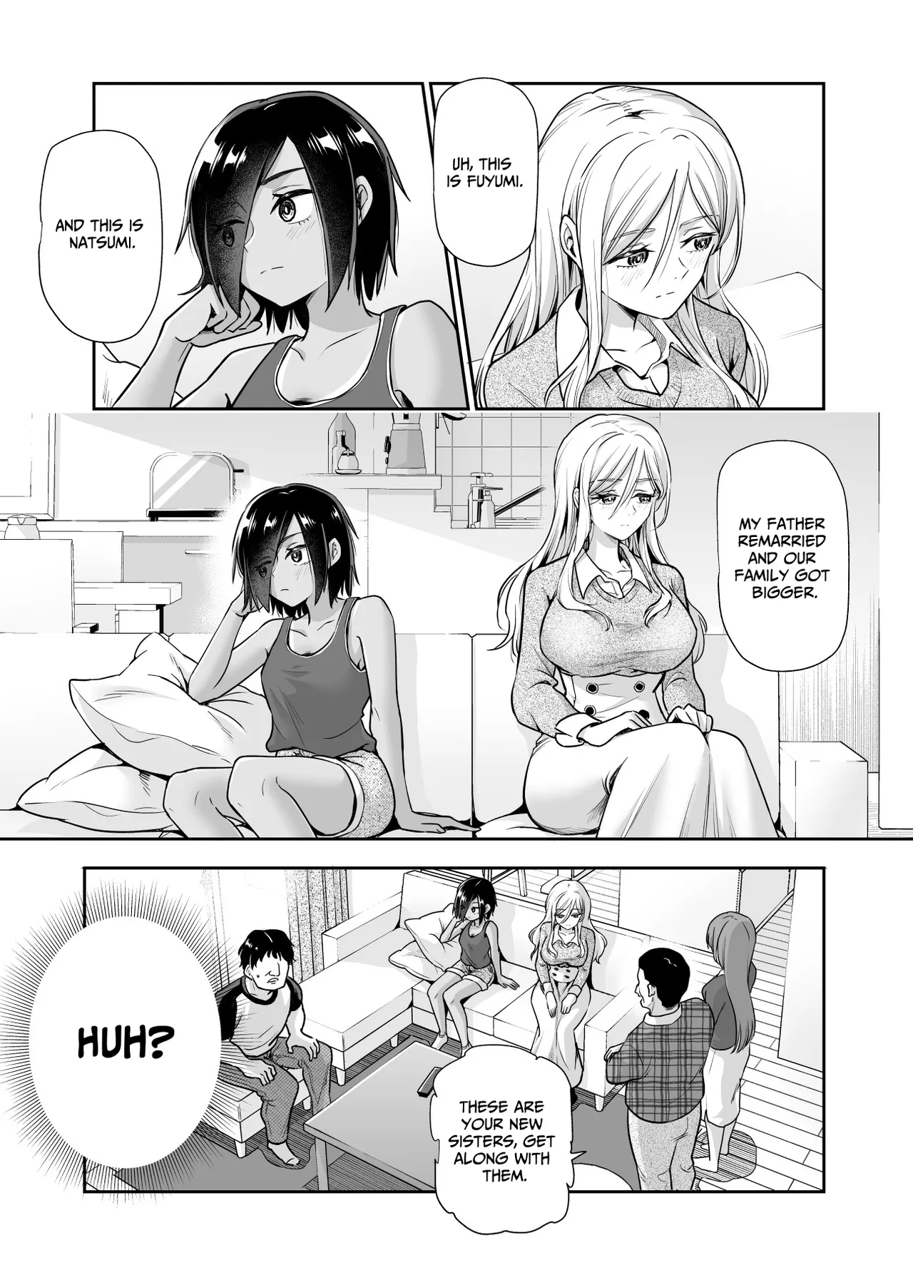 I Suddenly Gained Two Stepsisters EX ~my life after they caught me fapping~ page 3