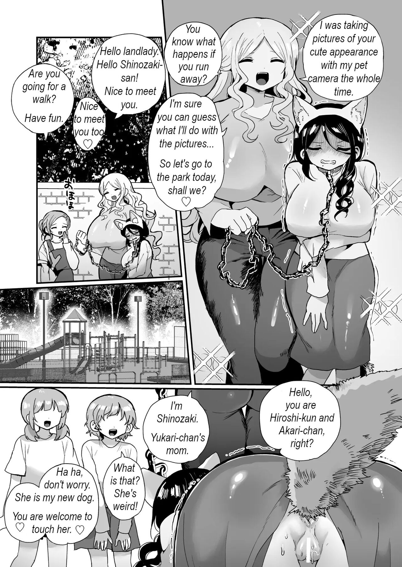 I train our nasty landlady to become my daughter's pet page 13