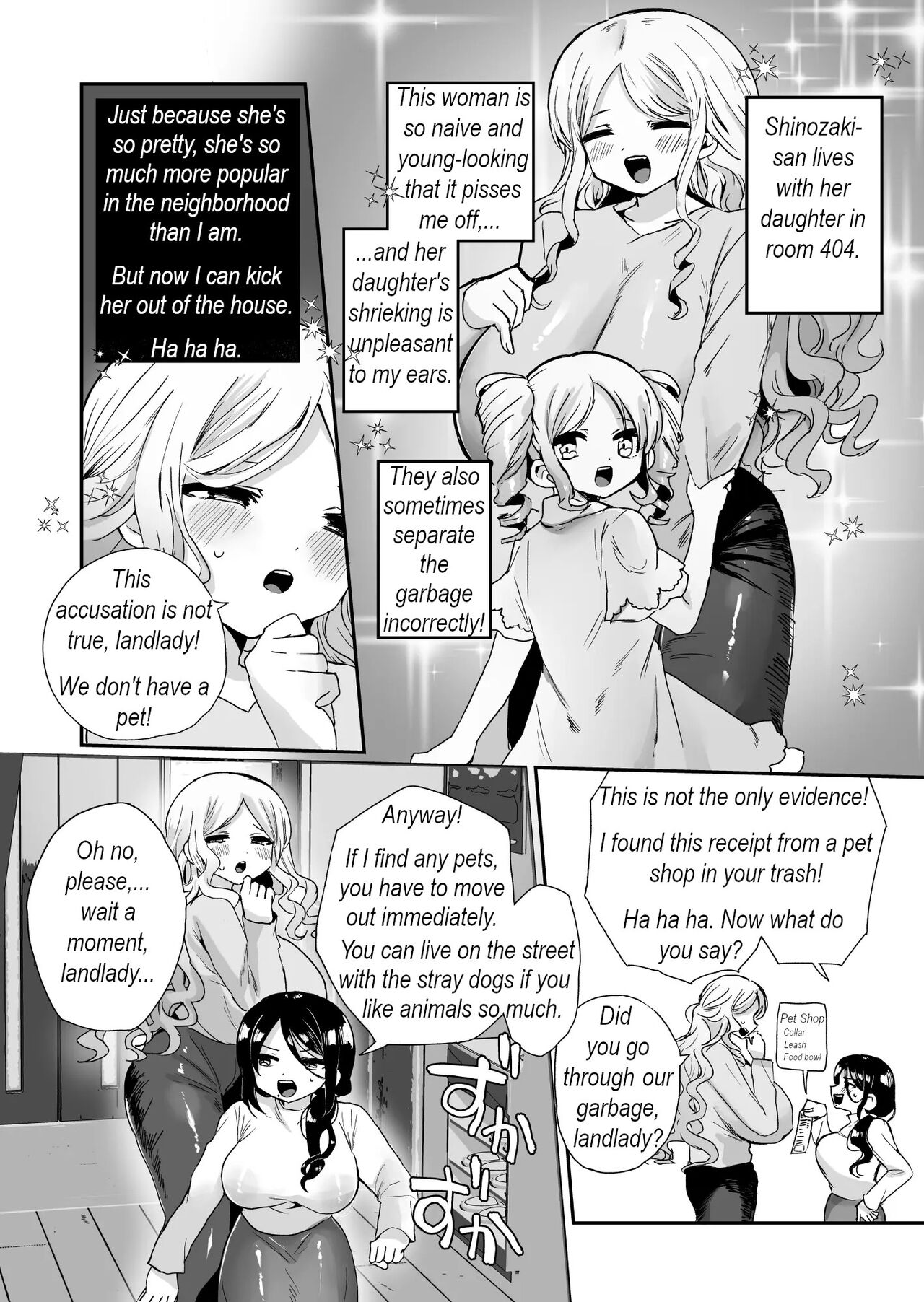 I train our nasty landlady to become my daughter's pet page 4