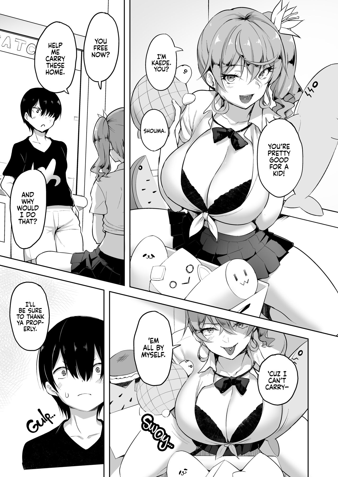 I Tried to Help a Cute Gal With a Crane Game, and Now I’m Addicted to Her Titfucks page 4