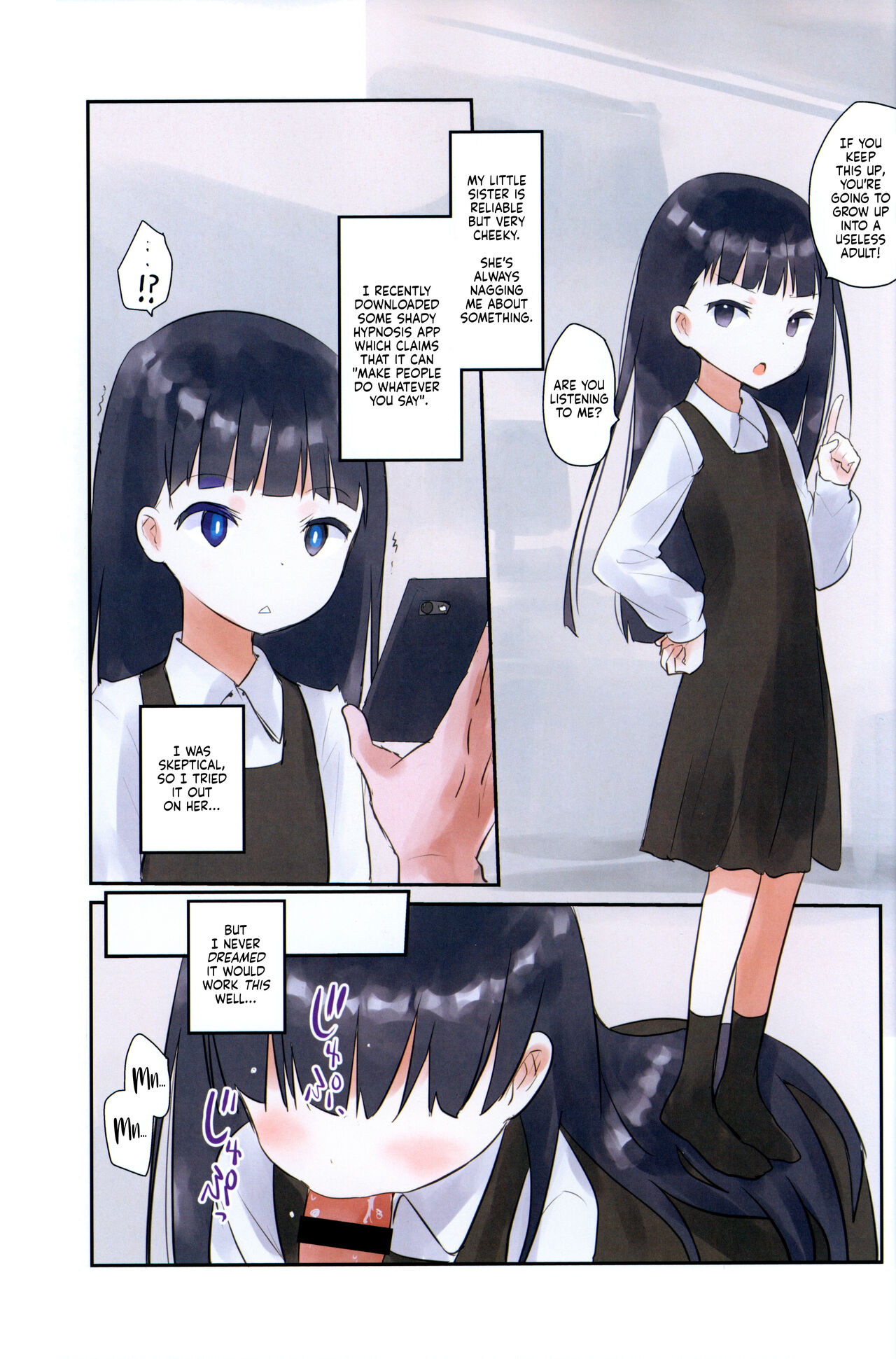 I Tried to Hypnotize My Little Sister page 2
