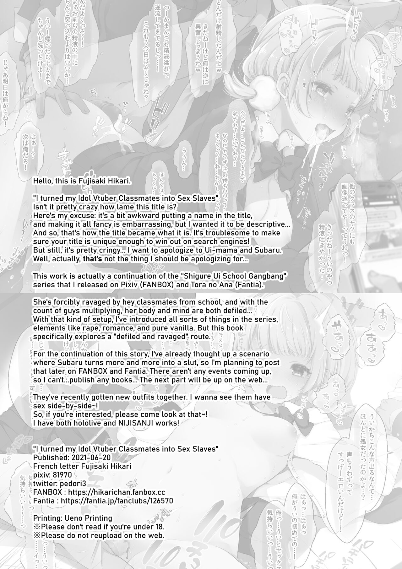 I turned my Idol Vtuber Classmates into Sex Slaves page 47