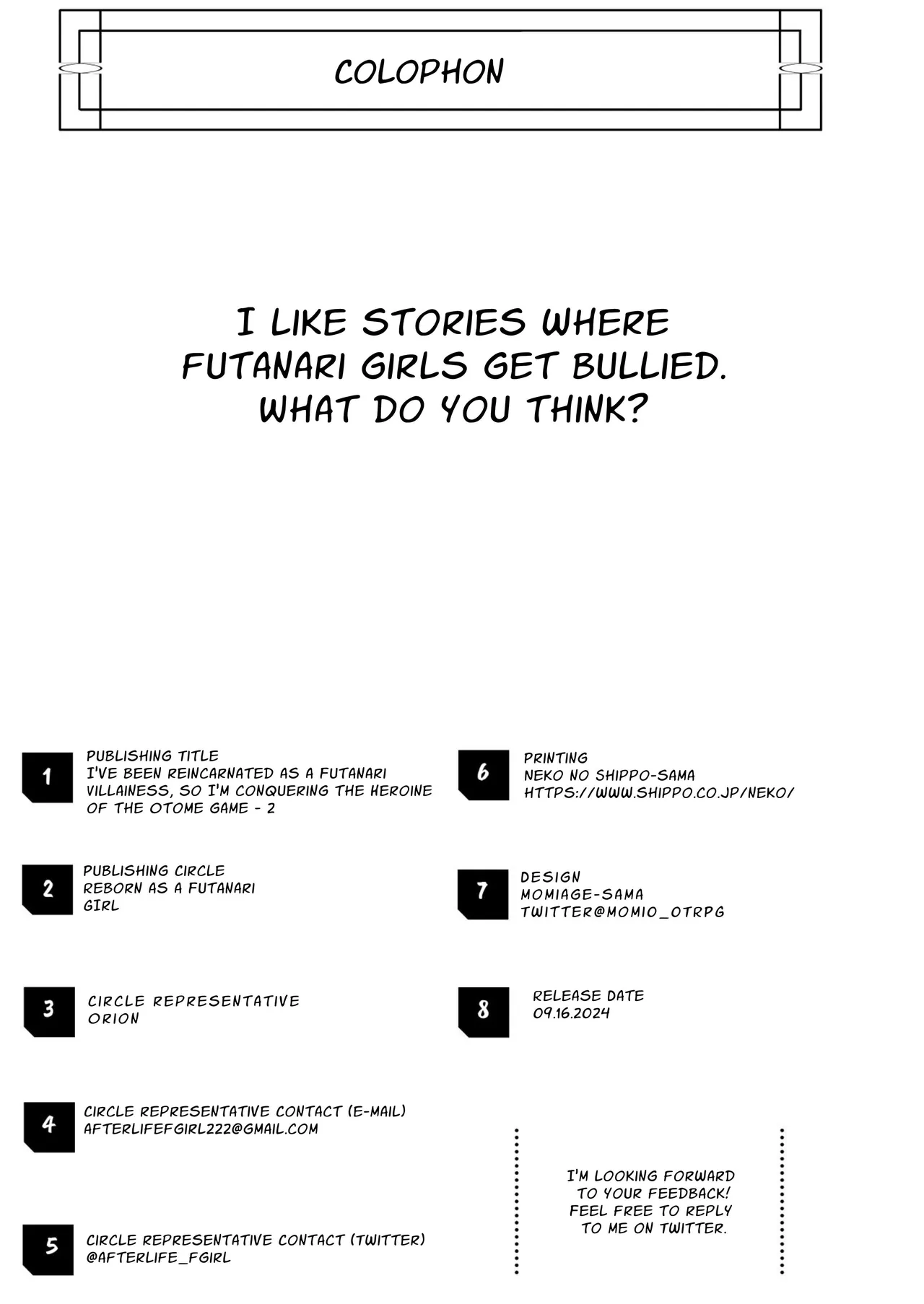 I've Been Reincarnated As A Futanari Villainess, So I'm Conquering The Heroine Of The Otome Game 2 page 25