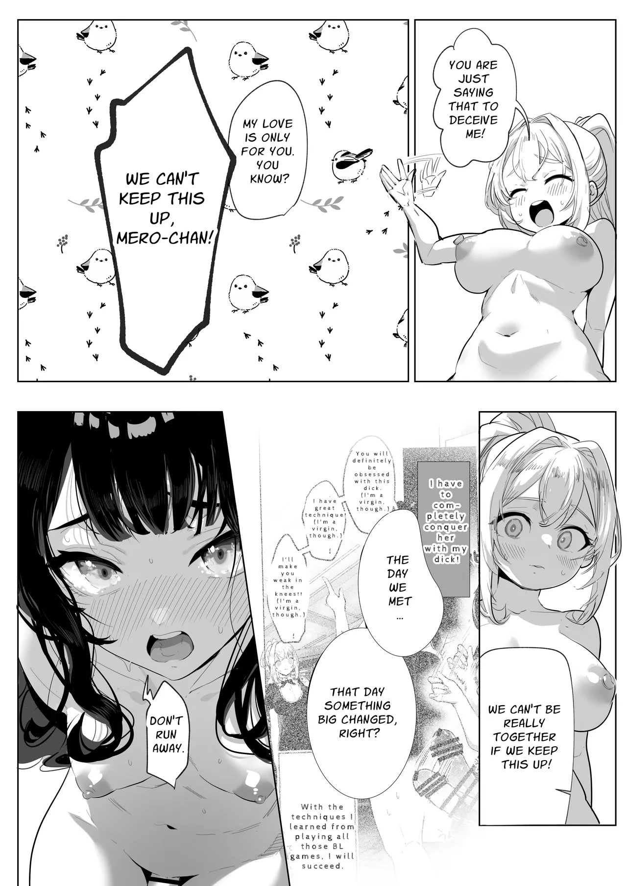 I've Been Reincarnated As A Futanari Villainess, So I'm Conquering The Heroine Of The Otome Game 3 page 9