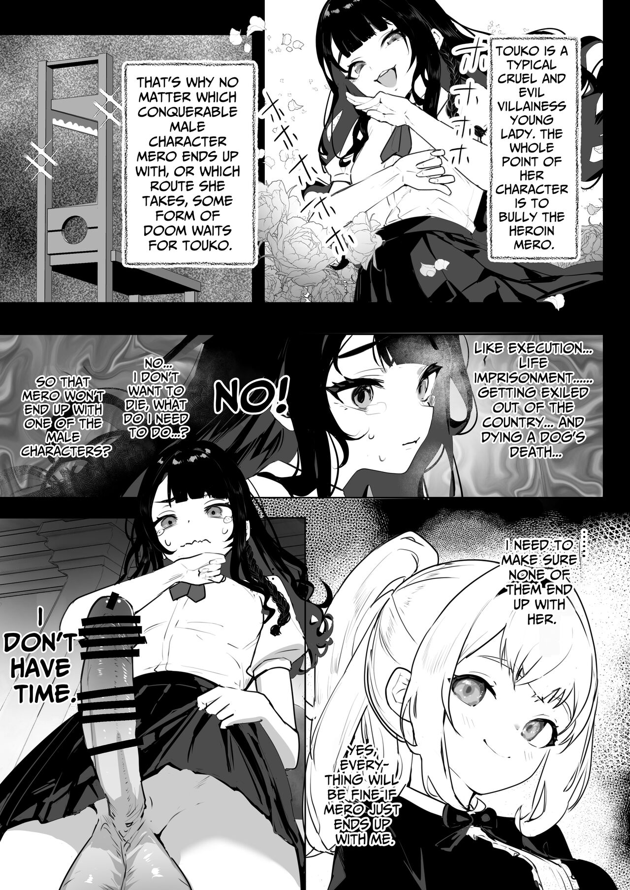 I've Been Reincarnated As A Futanari Villainess, So I'm Conquering The Heroine Of The Otome Game page 6