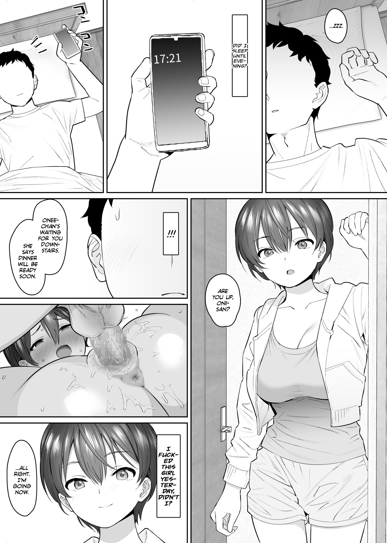 I visited my in-laws to announce my marriage and ended up fucking my girlfriend's little sister silly! page 32