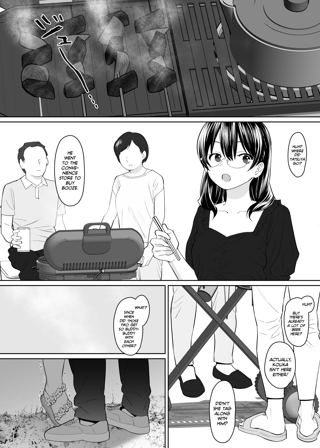 I visited my in-laws to announce my marriage and ended up fucking my girlfriend's little sister silly! page 39