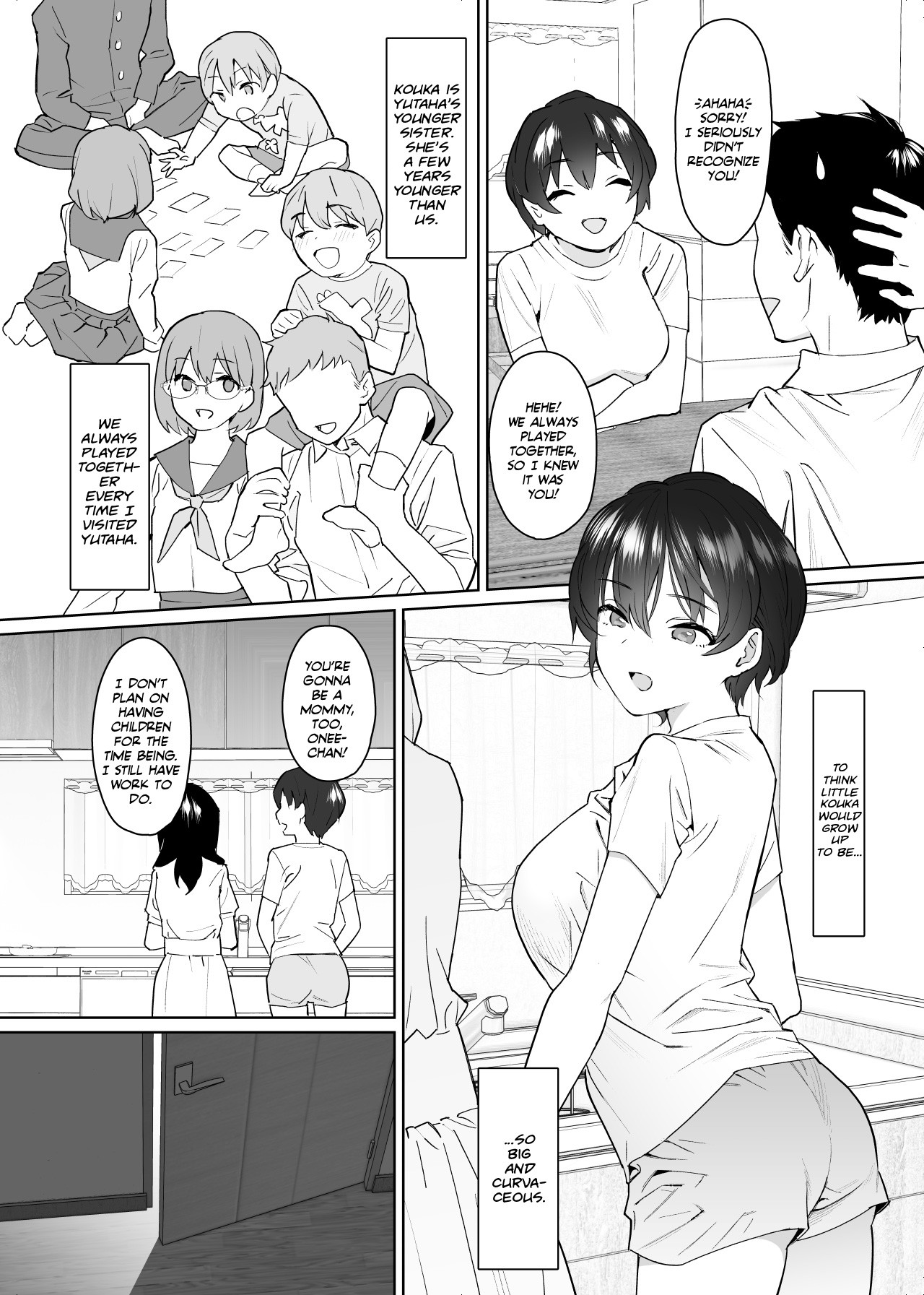 I visited my in-laws to announce my marriage and ended up fucking my girlfriend's little sister silly! page 7
