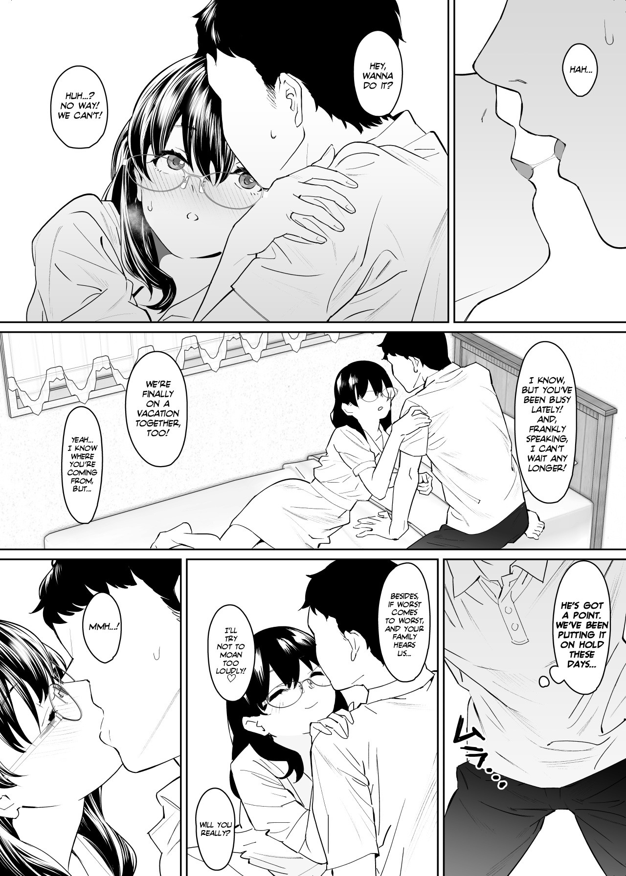 I visited my in-laws to announce my marriage and ended up fucking my girlfriend's little sister silly! page 9